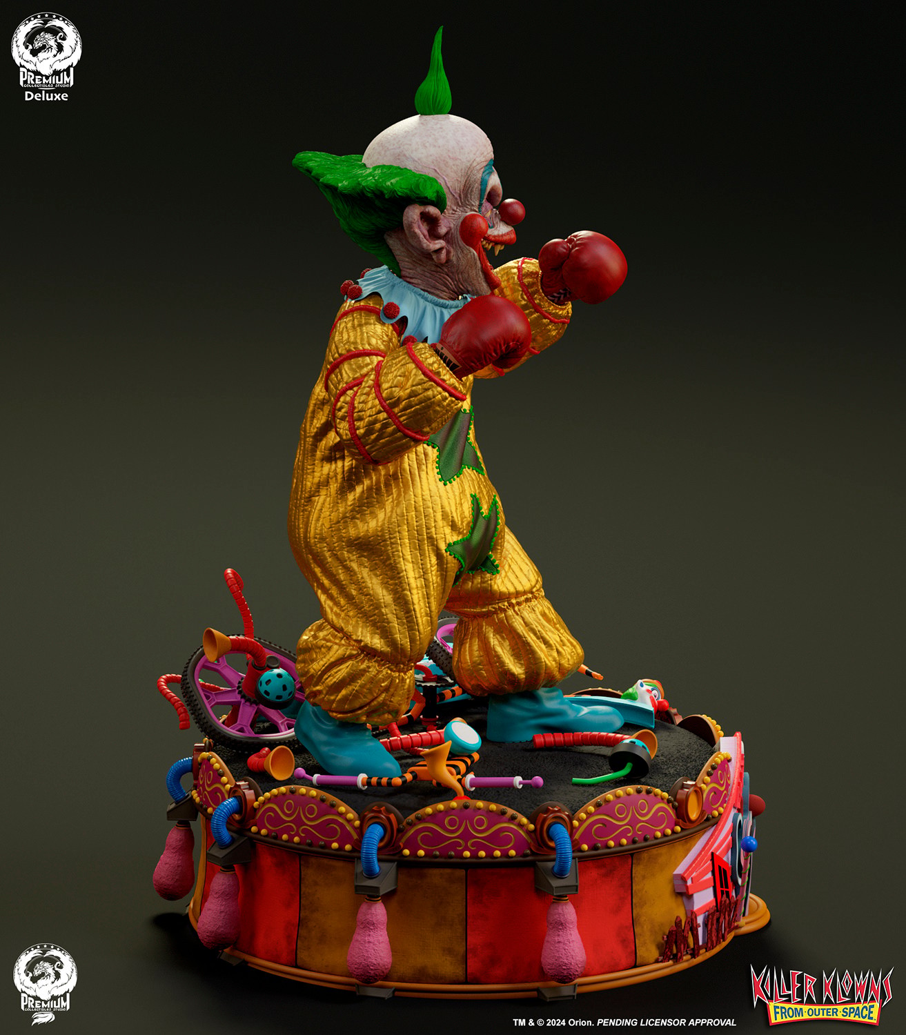 Killer Klowns from Outer Space Shorty Deluxe Edition Quarter Scale Statue  (Prototype Shown) View 8