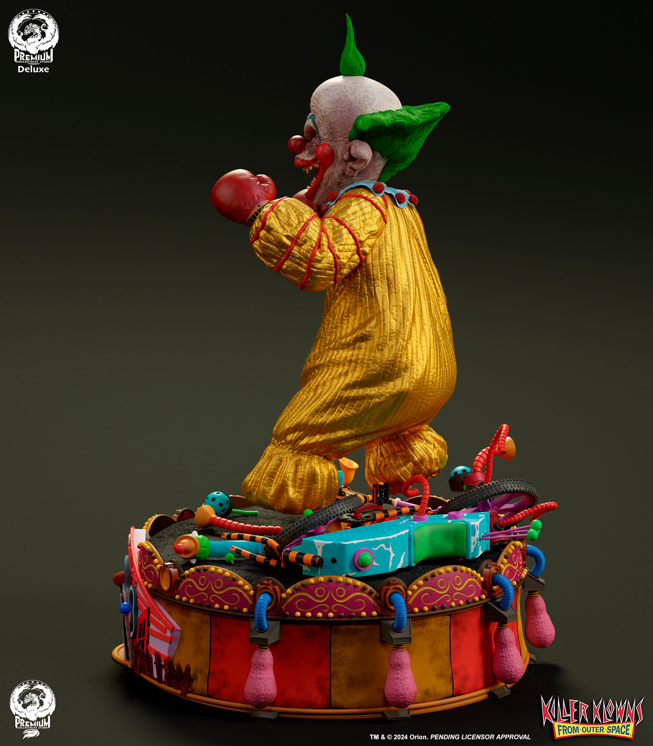 Killer Klowns from Outer Space Shorty Deluxe Edition Quarter Scale Statue  (Prototype Shown) View 9