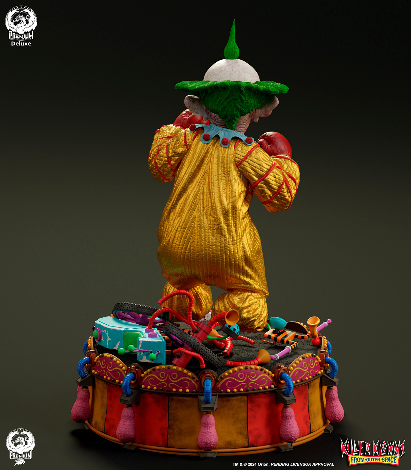 Killer Klowns from Outer Space Shorty Deluxe Edition Quarter Scale Statue  (Prototype Shown) View 10