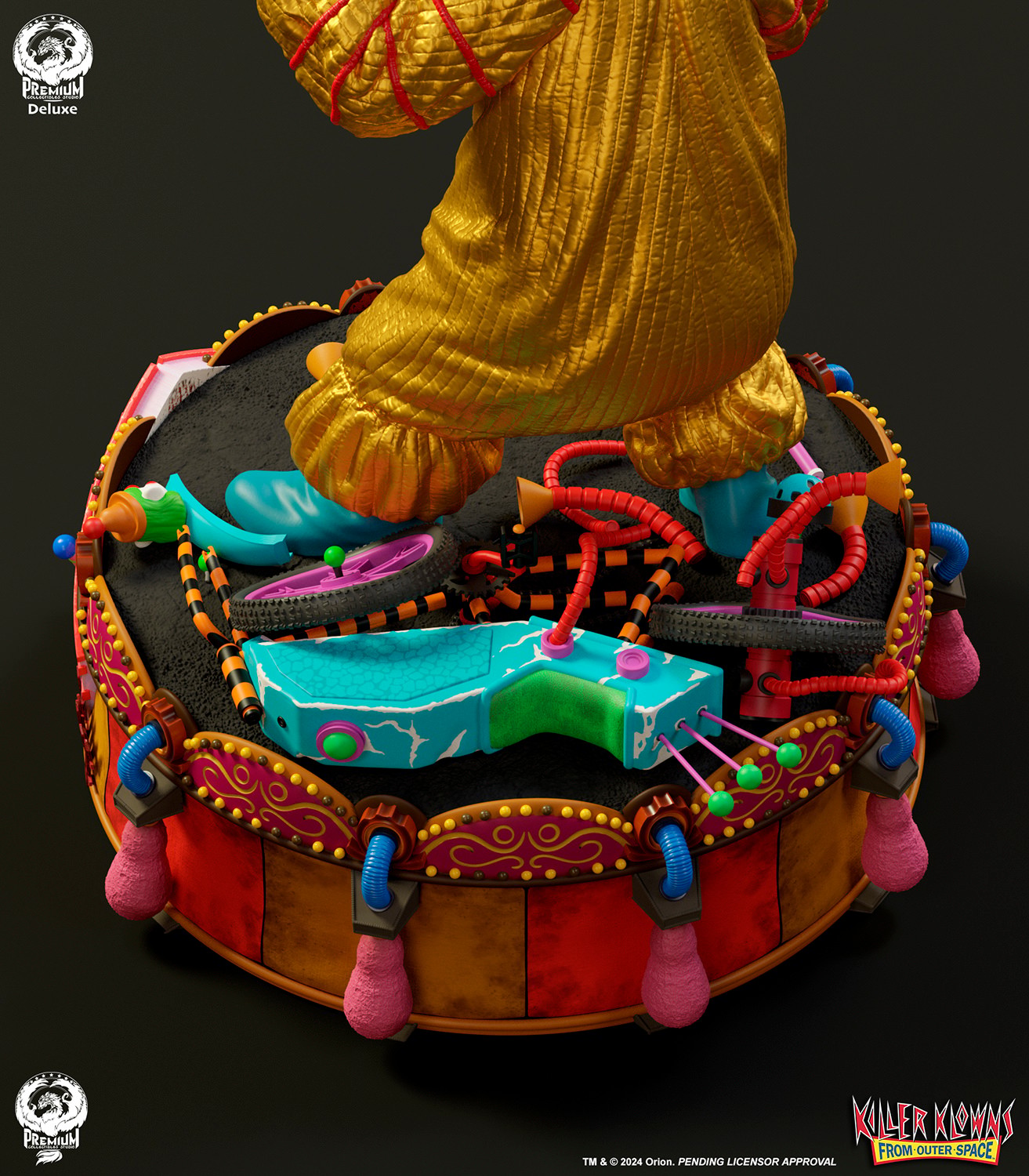 Killer Klowns from Outer Space Shorty Deluxe Edition Quarter Scale Statue  (Prototype Shown) View 14