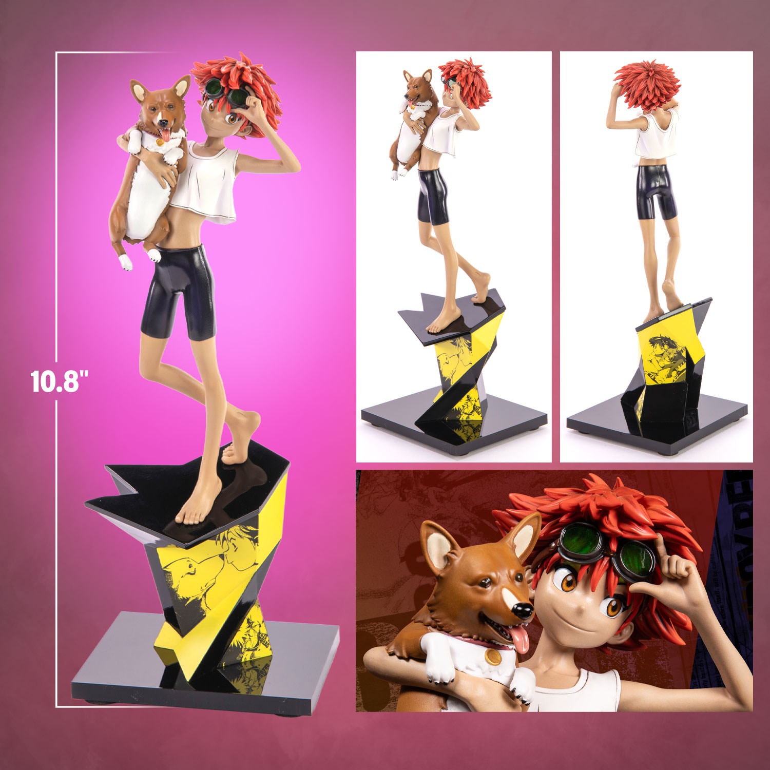 COWBOY BEBOP Statue Ed & Ein F4F