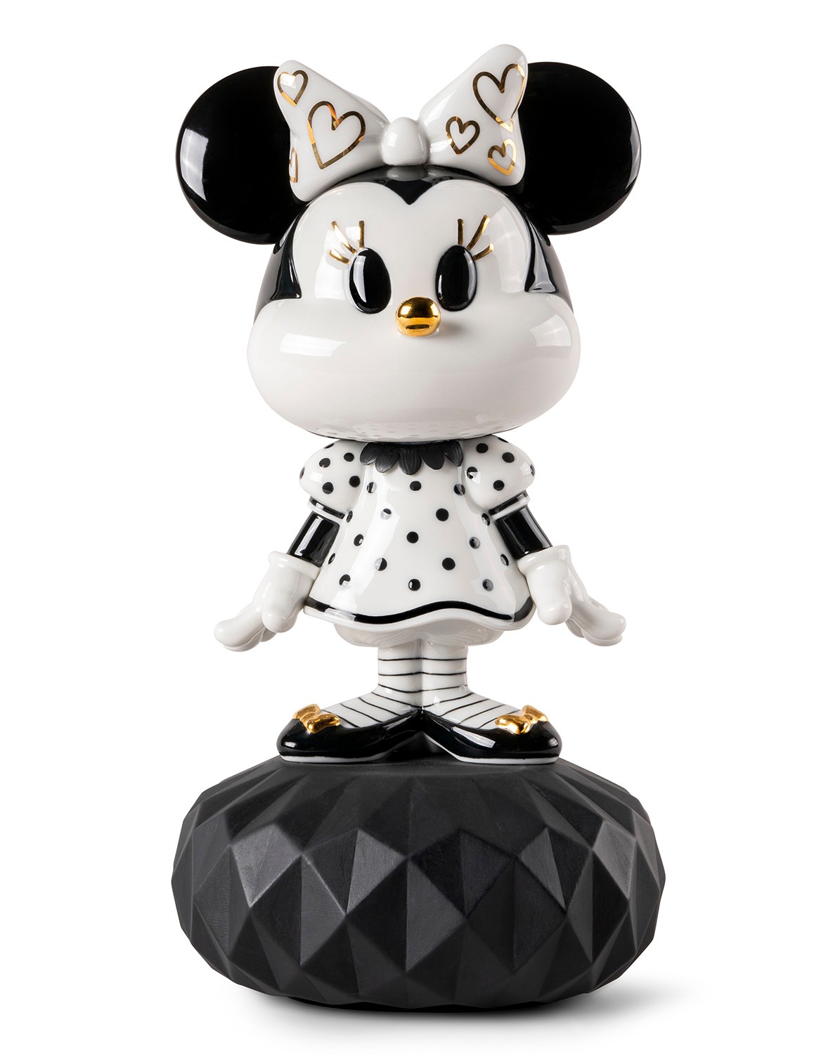 Disney Minnie Black & White Porcelain Statue  (Prototype Shown) View 6