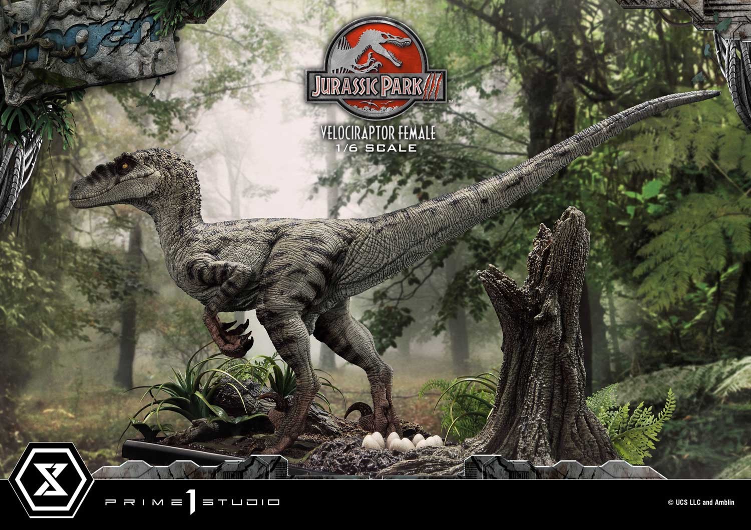 Jurassic Park Velociraptor Female Statues  Collector Edition (Prototype Shown) View 6