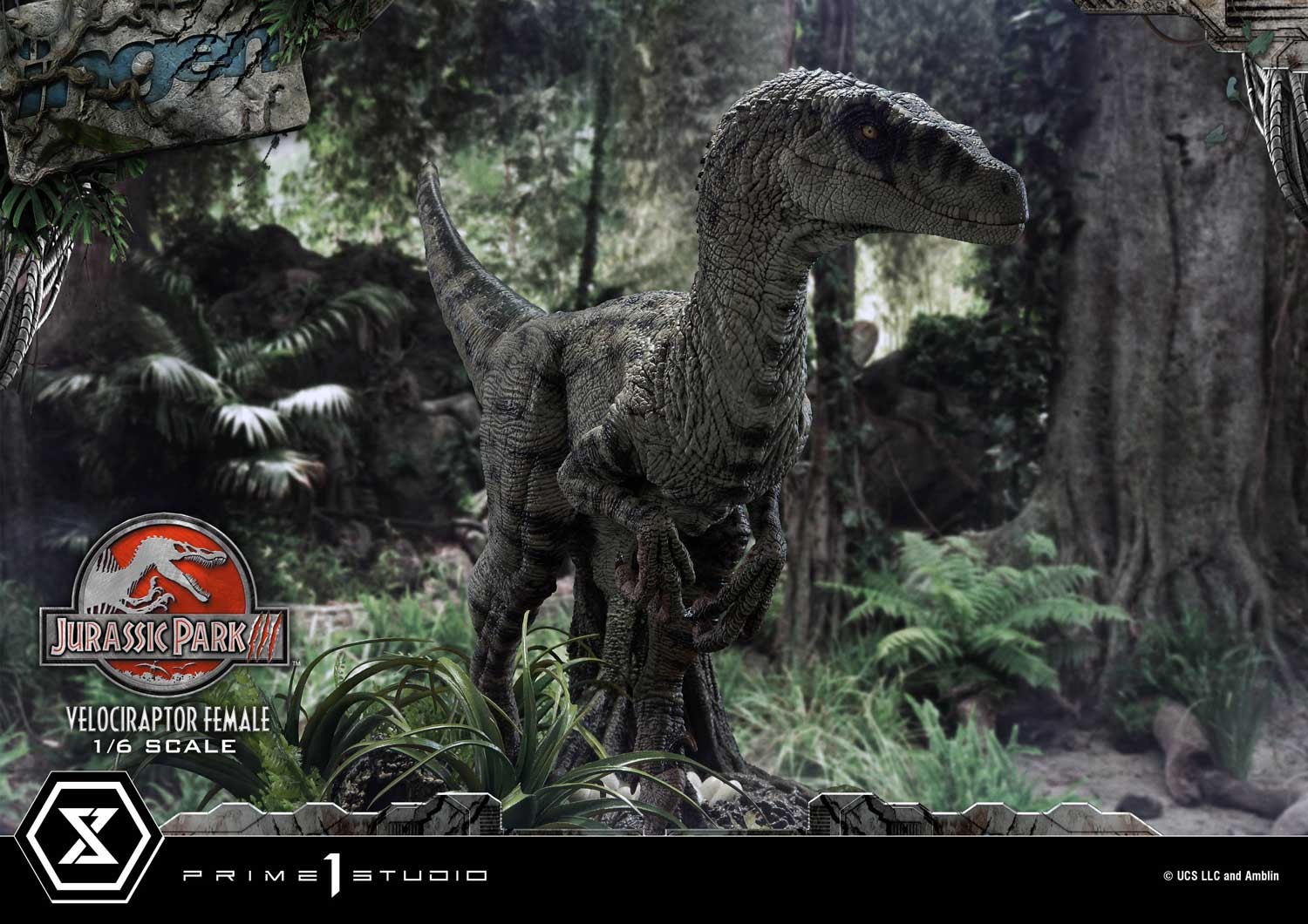 Jurassic Park Velociraptor Female Statues  Collector Edition (Prototype Shown) View 3