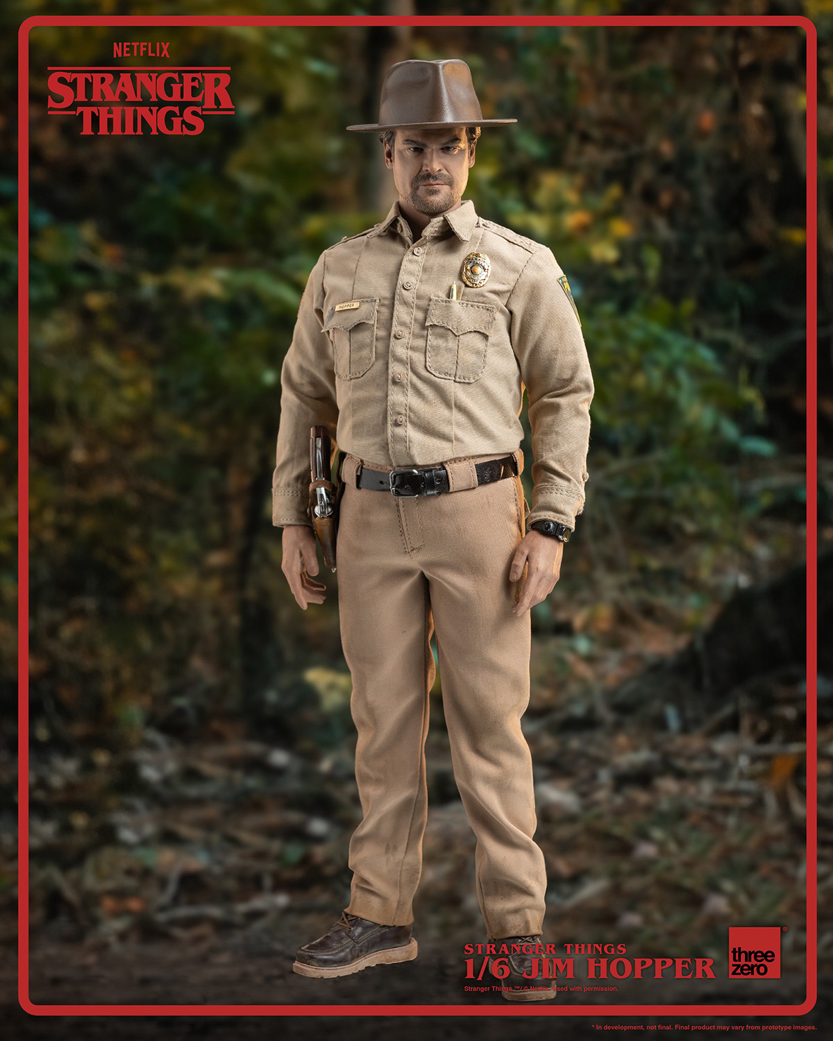 Stranger Things Jim Hopper (Season 1) Sixth Scale Figure  (Prototype Shown) View 14