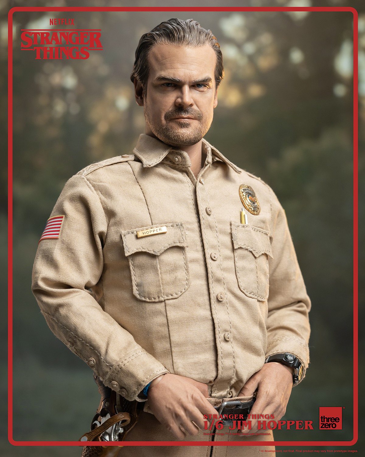 Stranger Things Jim Hopper (Season 1) Sixth Scale Figure  (Prototype Shown) View 16