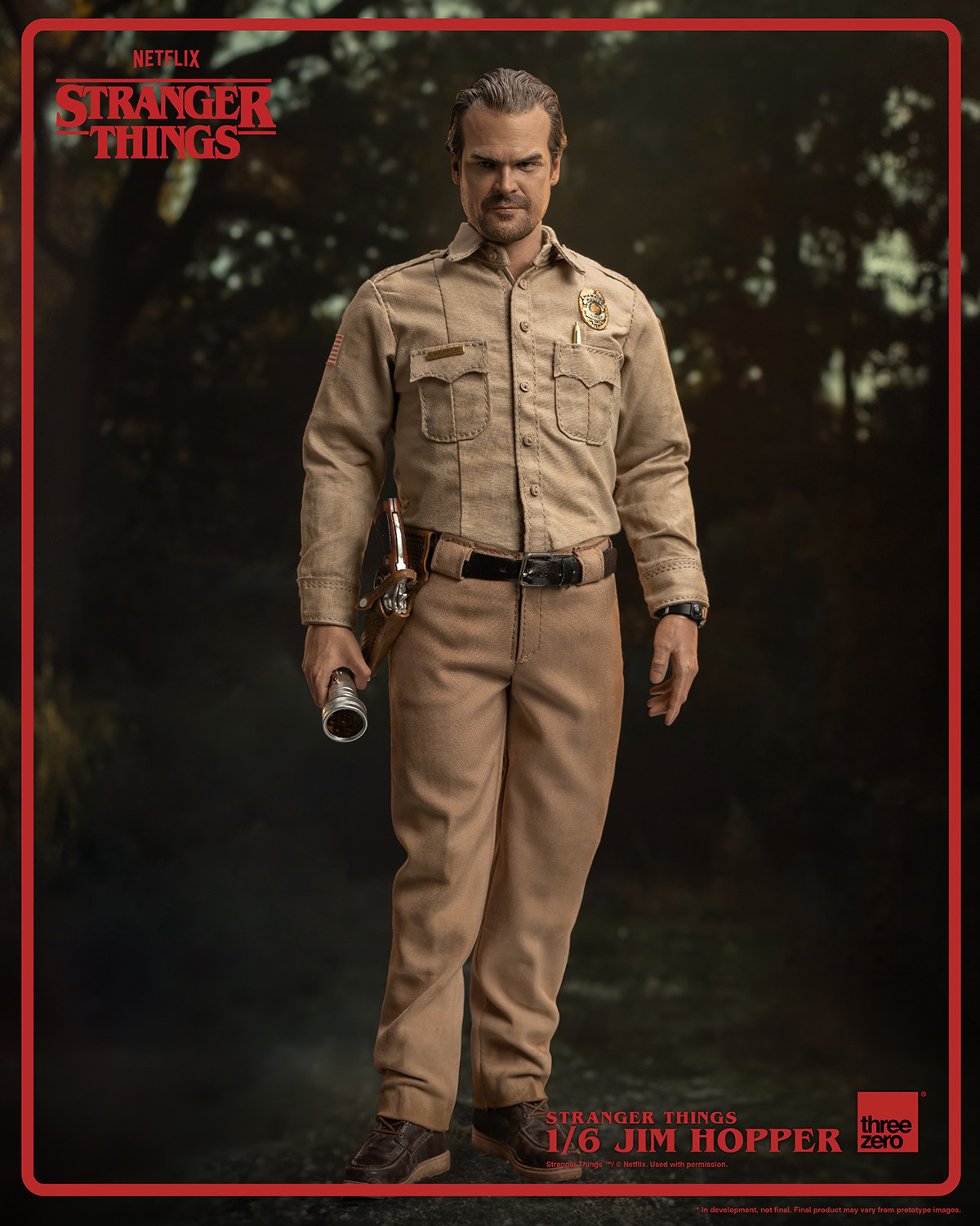Stranger Things Jim Hopper (Season 1) Sixth Scale Figure  (Prototype Shown) View 17