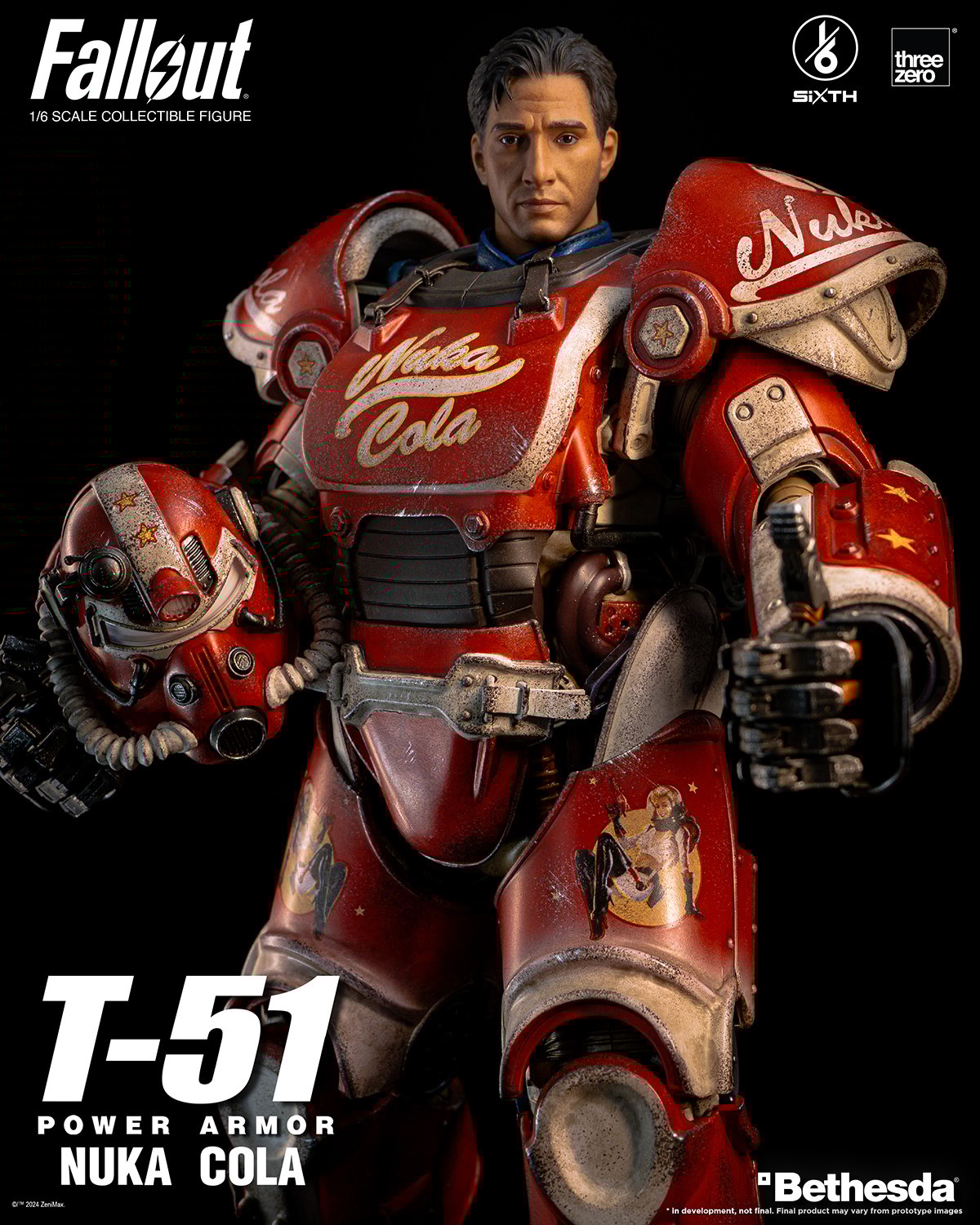 速くおよび自由な Cola Nuka T-51 Power Threezero by Figure Scale Sixth Armor その他