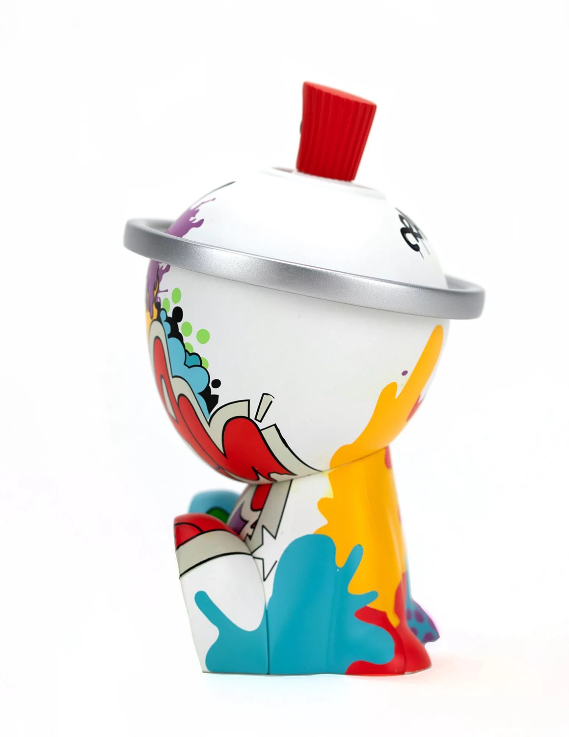 Clutter Studios East Coast Legends - Crash One (Color) 5oz Canbot Collectible Figure  (Prototype Shown) View 6