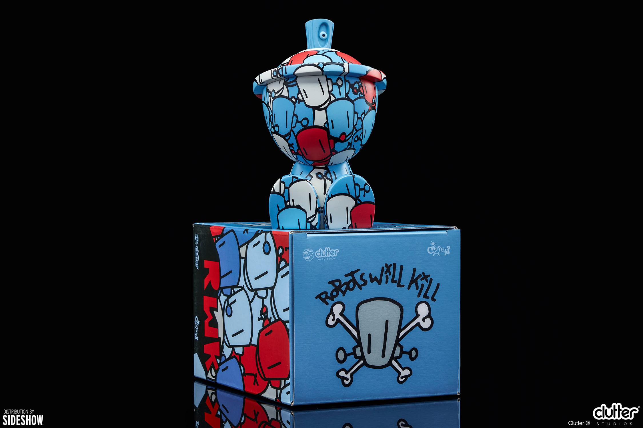 Clutter Studios Chris RWK (Full Color) Canbot Collectible Figure  Collector Edition (Prototype Shown) View 4