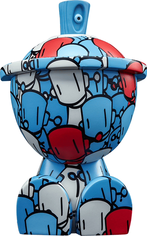 Clutter Studios Chris RWK (Full Color) Canbot Collectible Figure  Collector Edition (Prototype Shown) View 12