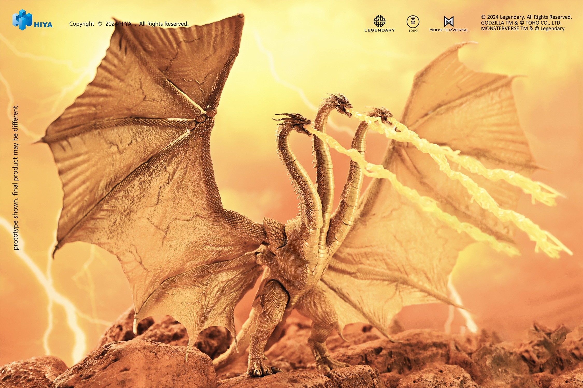 King Ghidorah Collectible Figure by Hiya Toys | Sideshow