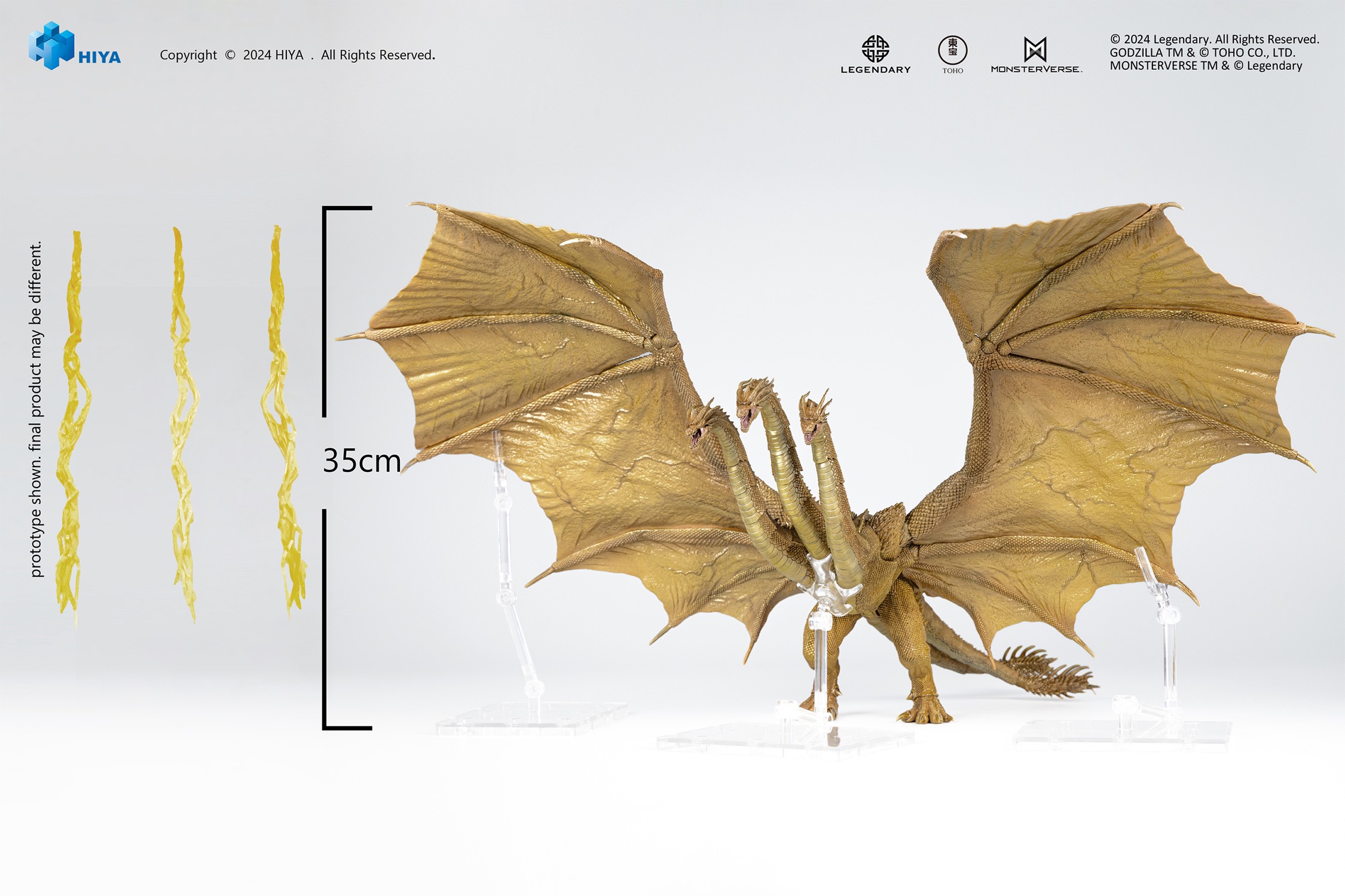 King Ghidorah Collectible Figure by Hiya Toys | Sideshow