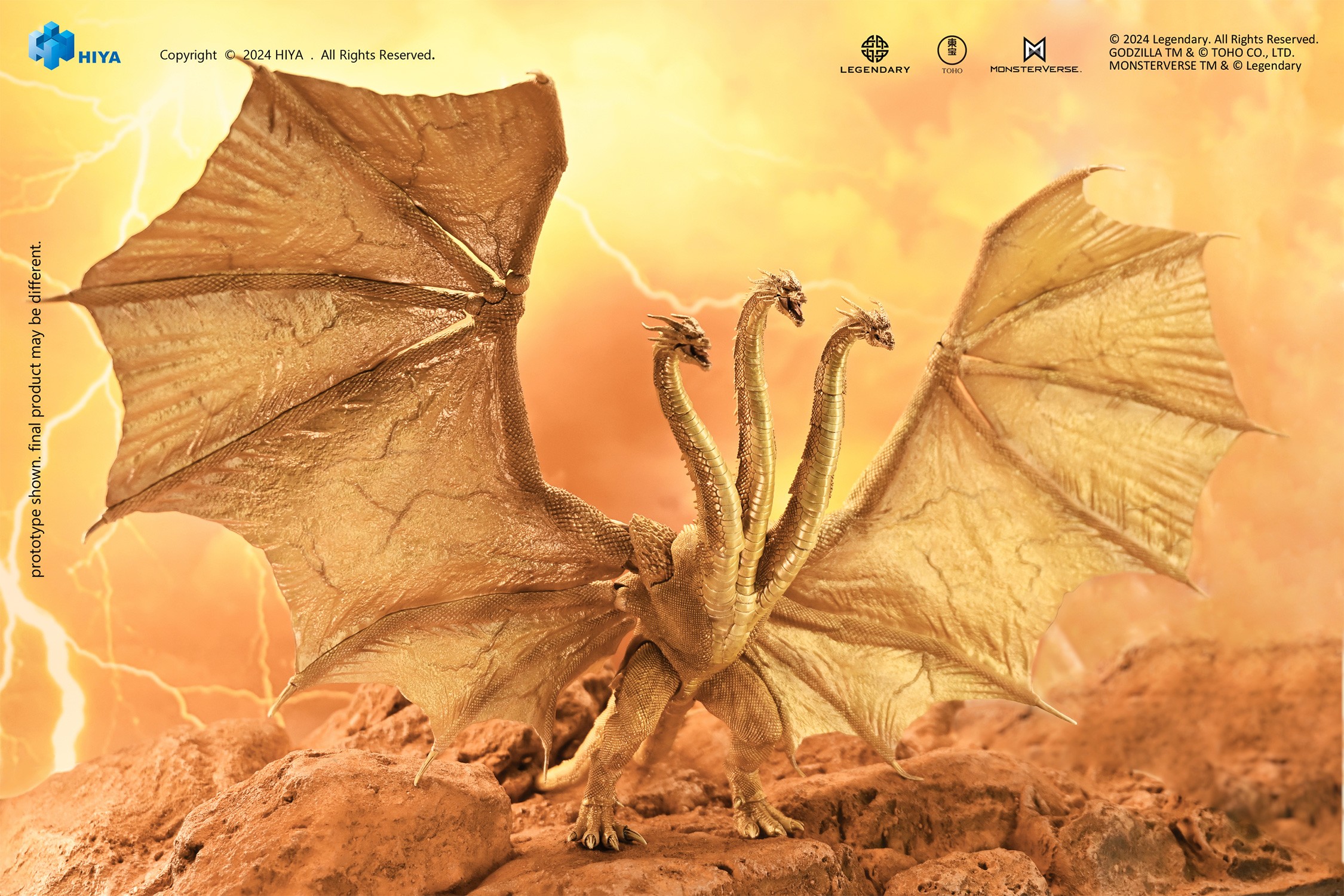 King Ghidorah Collectible Figure by Hiya Toys | Sideshow Collectibles