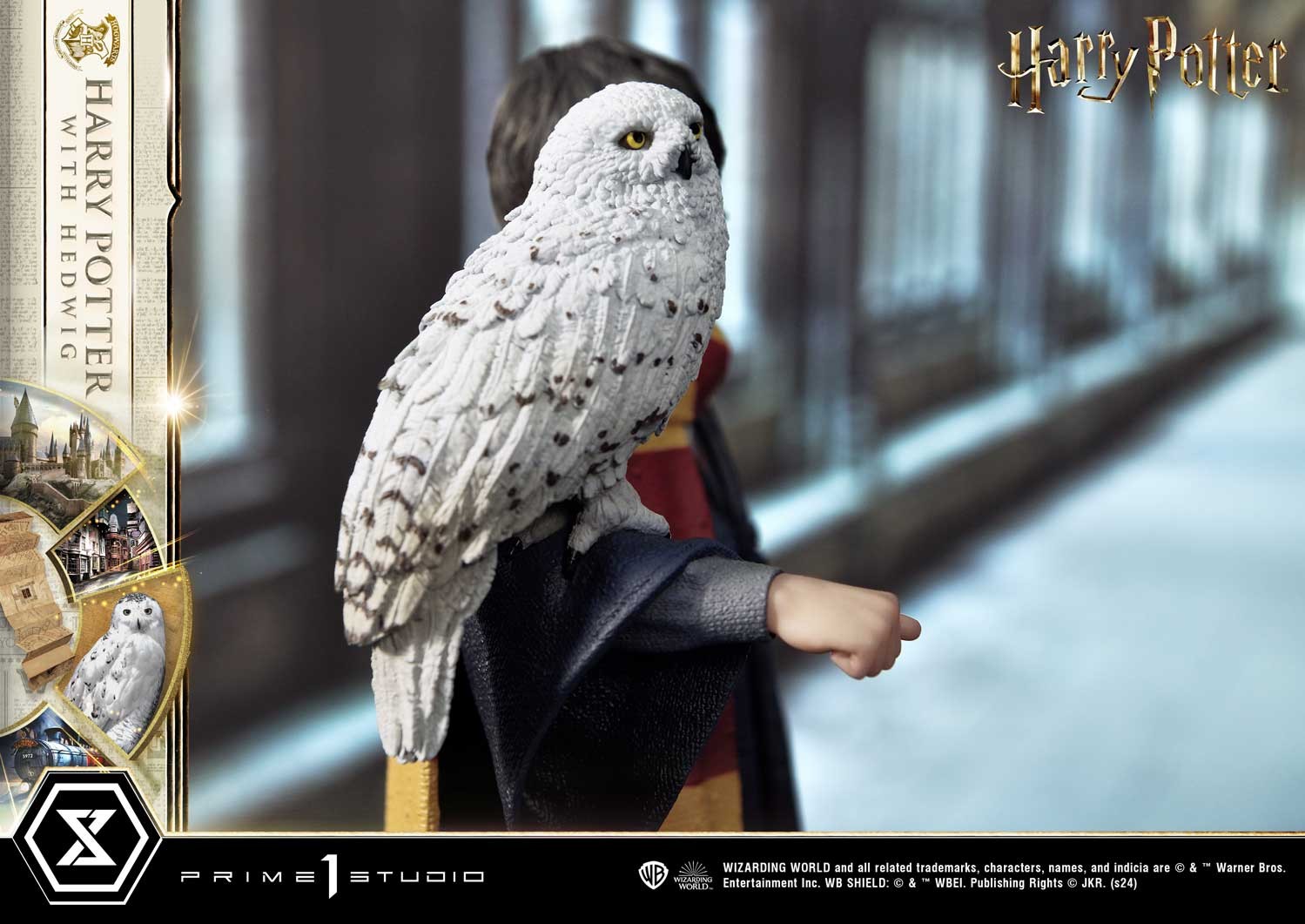 Harry Potter Harry Potter With Hedwig Statues  (Prototype Shown) View 3