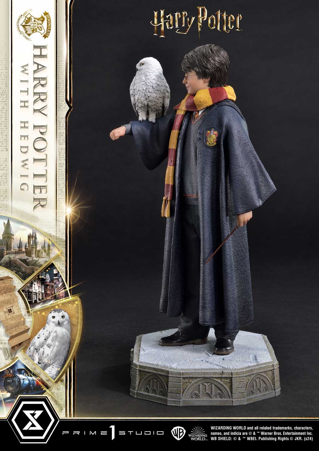 Harry Potter Harry Potter With Hedwig Statues  (Prototype Shown) View 10