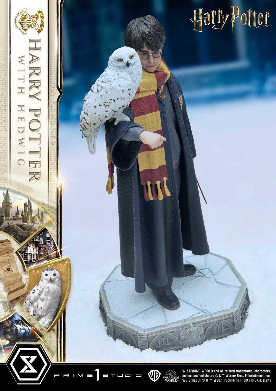 Harry Potter Harry Potter With Hedwig Statues  (Prototype Shown) View 12