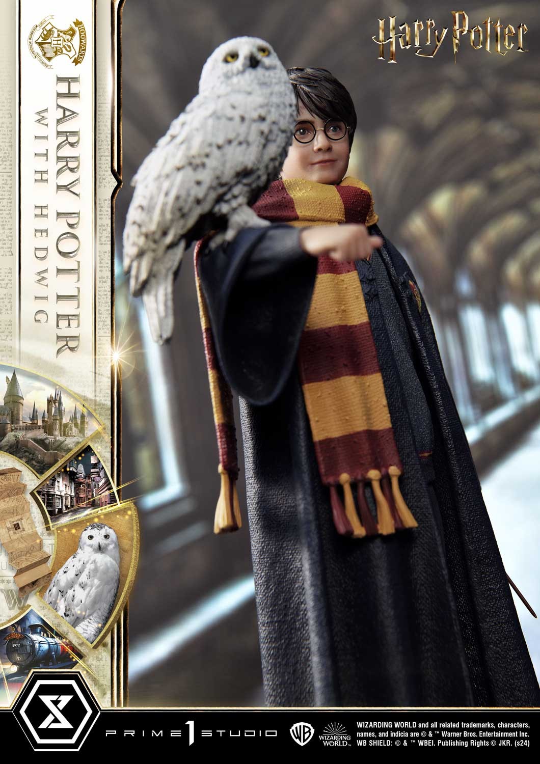 Harry Potter Harry Potter With Hedwig Statues  (Prototype Shown) View 14