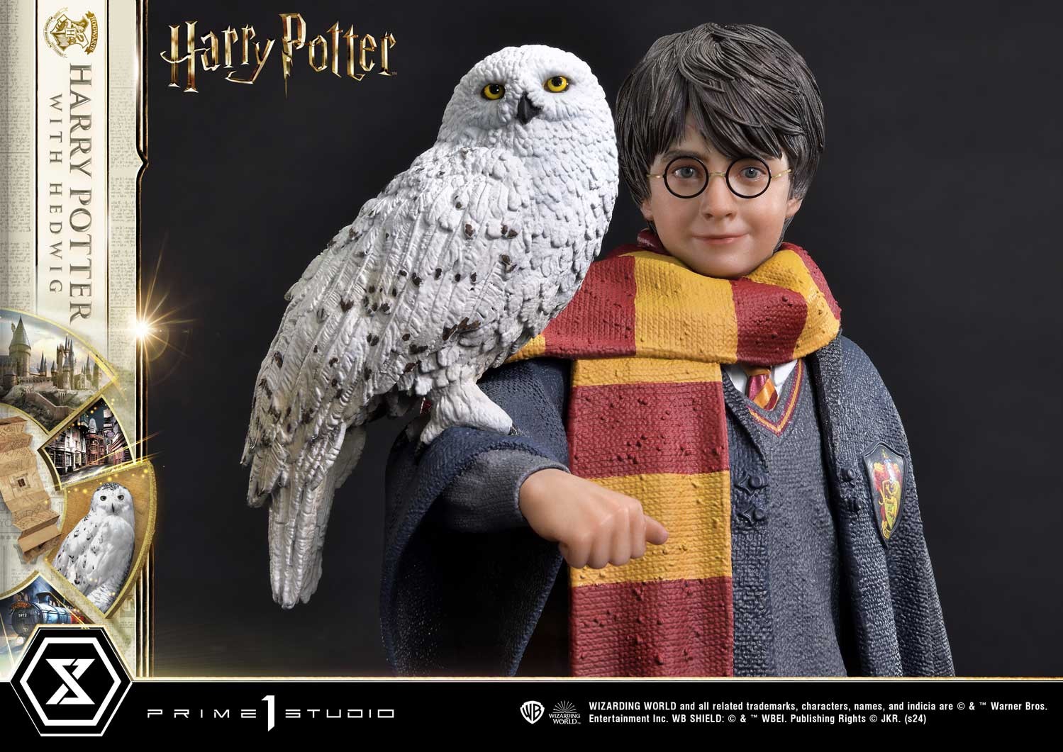 Harry Potter Harry Potter With Hedwig Statues  (Prototype Shown) View 17