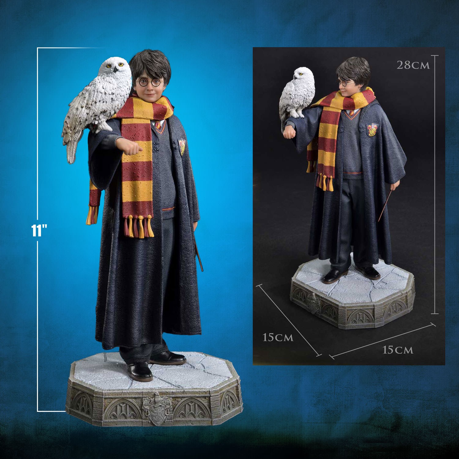 Harry Potter Harry Potter With Hedwig Statues  (Prototype Shown) View 2