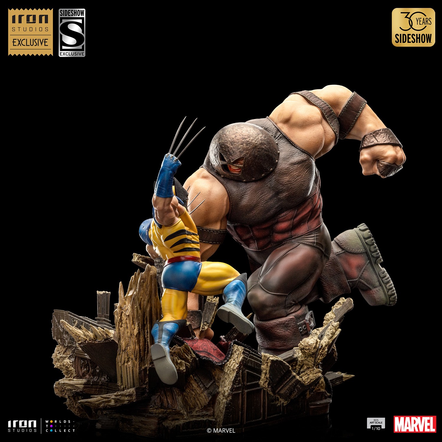 IRON STUDIOS : WOLVERINE vs JUGGERNAUT 1.10 scale statue Wolverine-vs-juggernaut_marvel_gallery_65fb0f918fc5a
