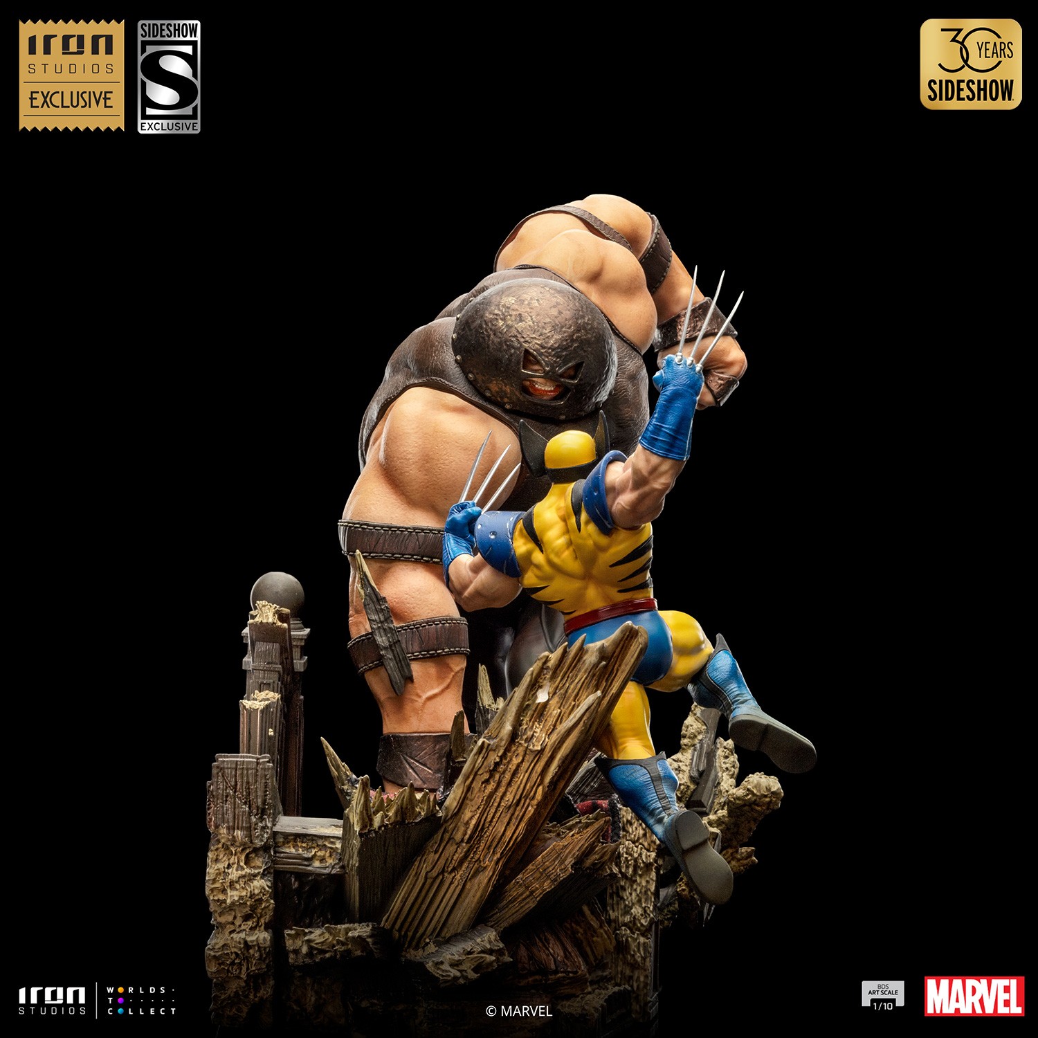 IRON STUDIOS : WOLVERINE vs JUGGERNAUT 1.10 scale statue Wolverine-vs-juggernaut_marvel_gallery_65fb0f91f34a1