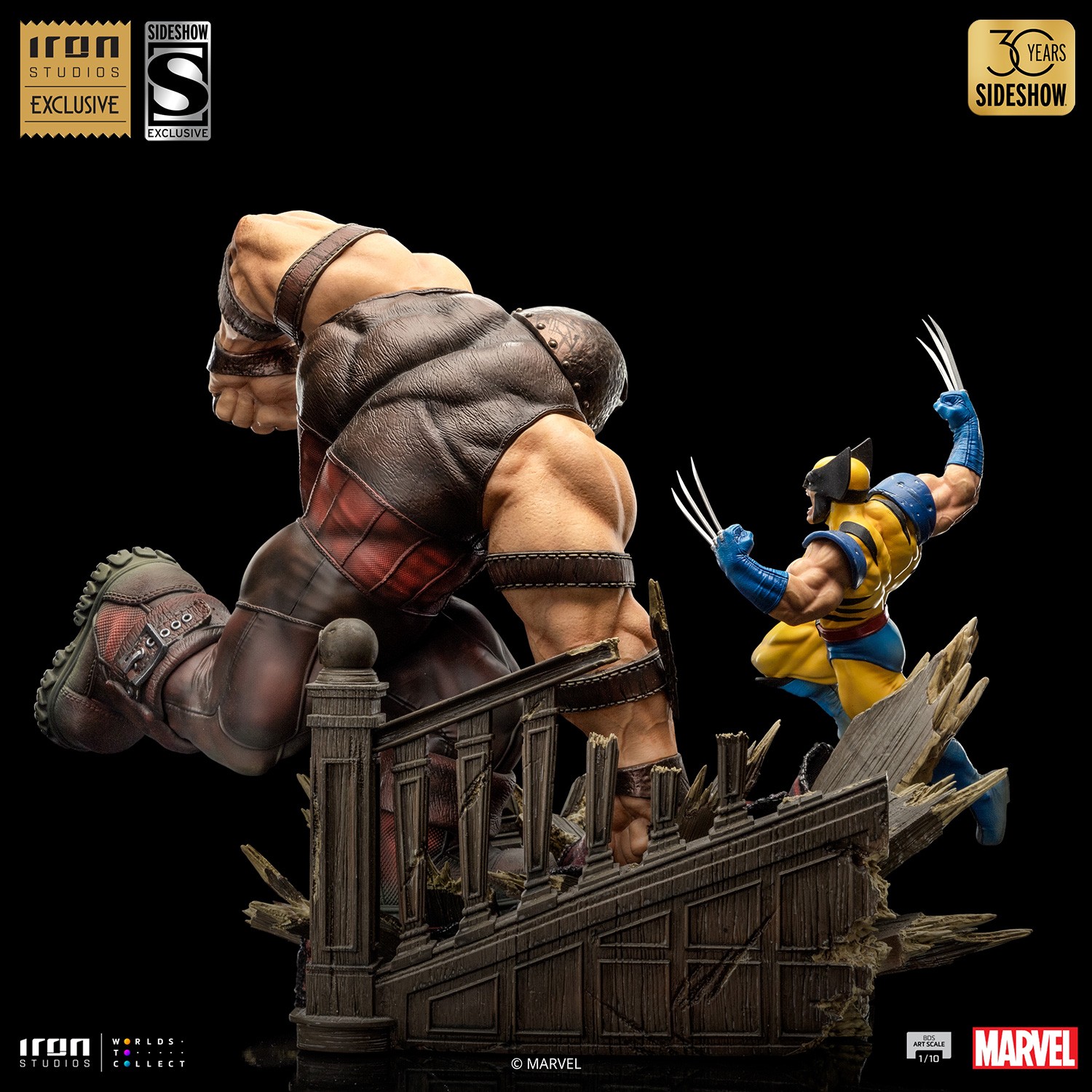 IRON STUDIOS : WOLVERINE vs JUGGERNAUT 1.10 scale statue Wolverine-vs-juggernaut_marvel_gallery_65fb0f9275d43