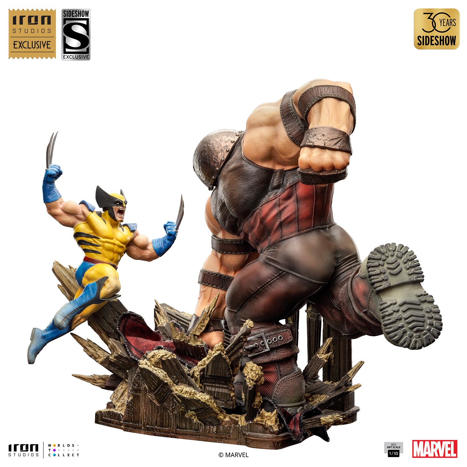 iron studios ウルヴァリン vs ジャガーノートフィギュア Wolverine vs Juggernaut BDS Art Scale 1:10 Statue by Iron