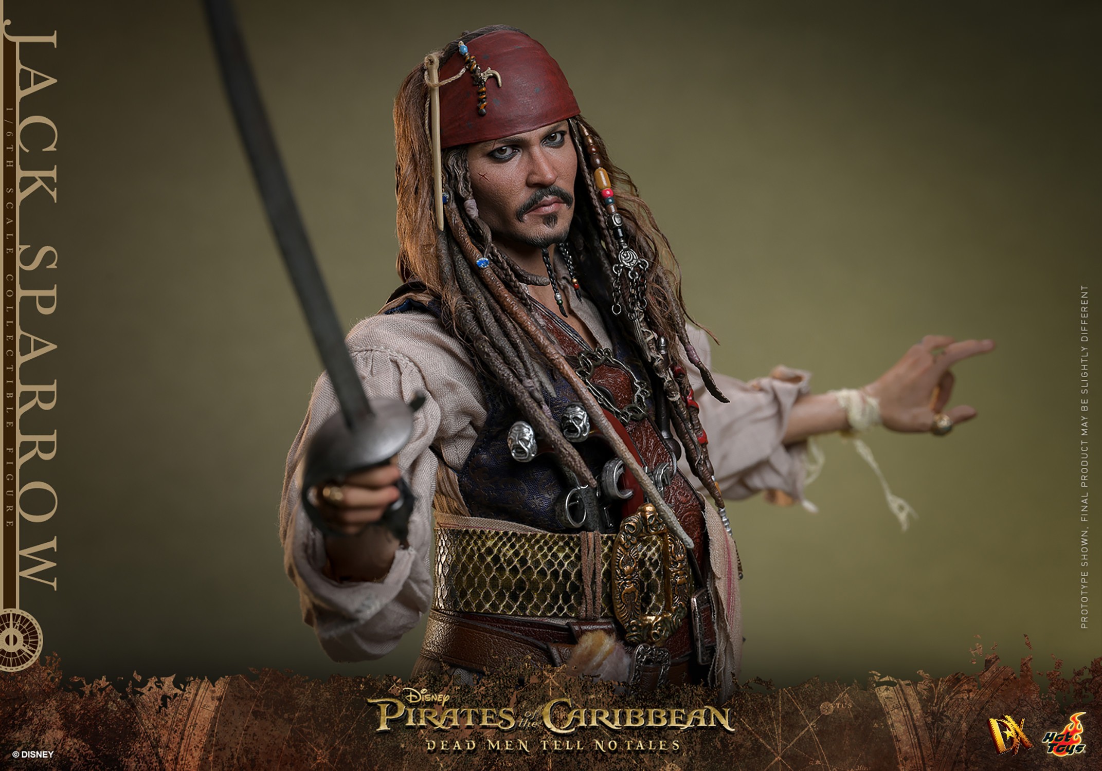 Jack Sparrow Sixth Scale Figure by Hot Toys | Sideshow Collectibles