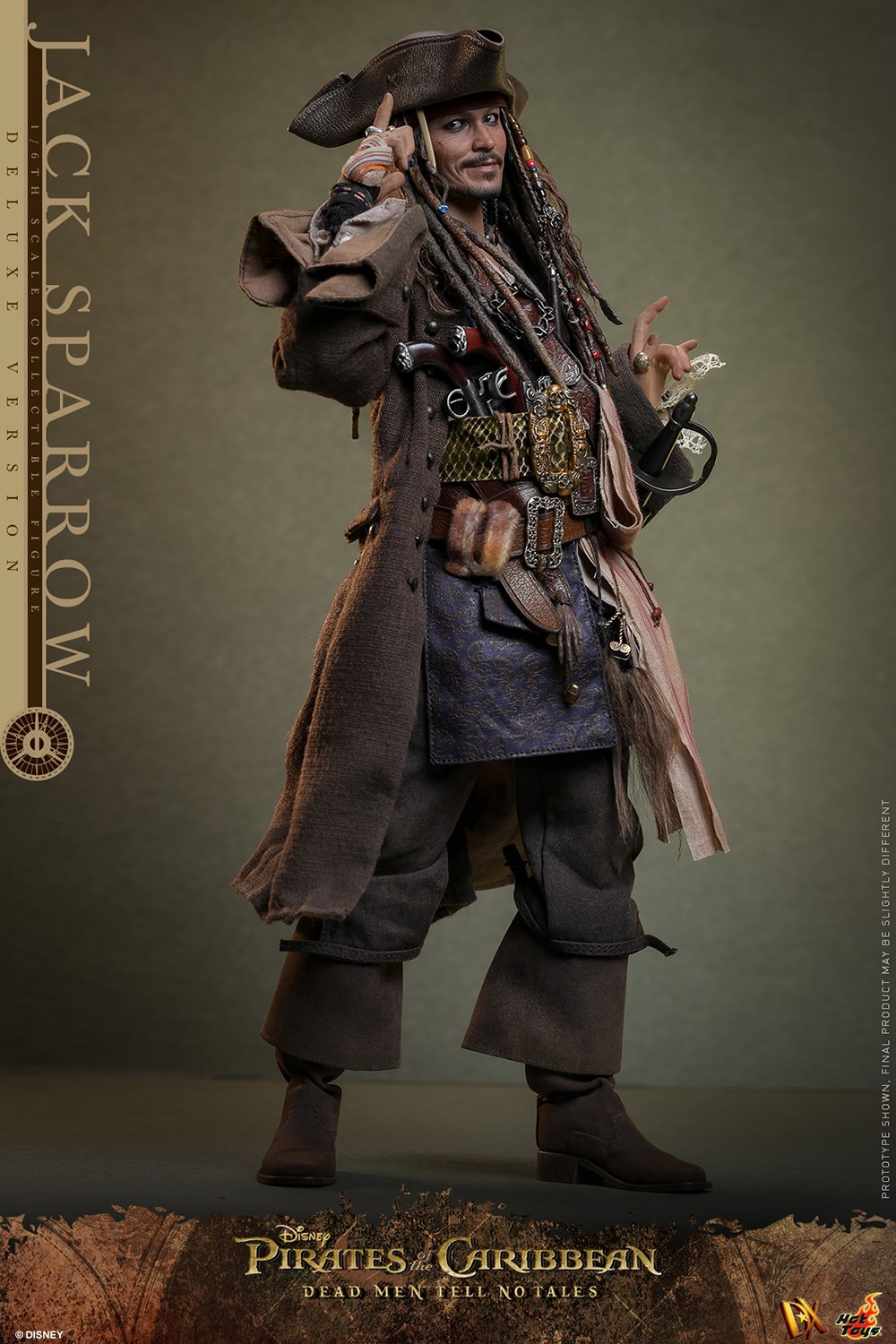【海外輸入】 Scale Sixth Version) (Deluxe Sparrow Jack Figure Toys Hot by その他