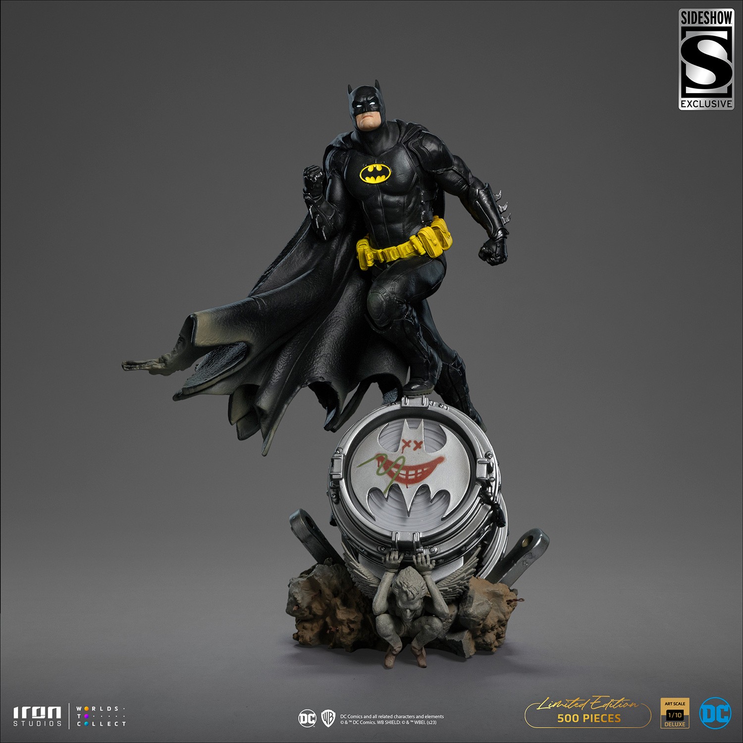 大勧め Batman Iron by Statue Scale 1:10 Deluxe Version Black アメコミ