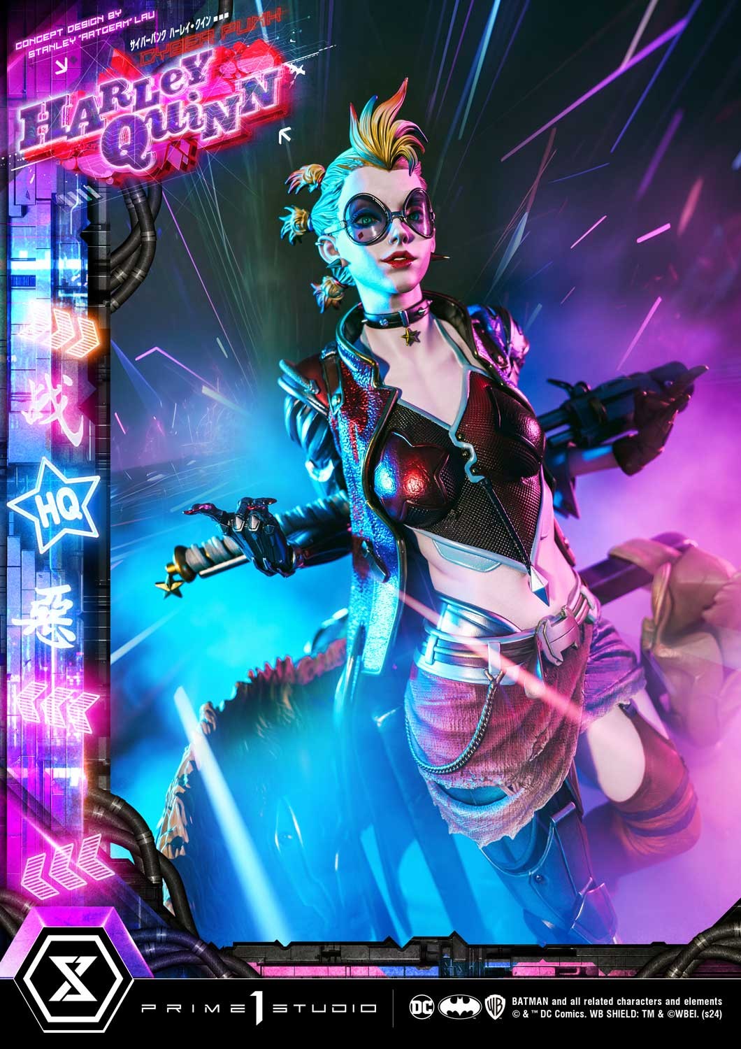 Cyberpunk Harley Quinn Quarter Scale Statue by Prime 1 Studio