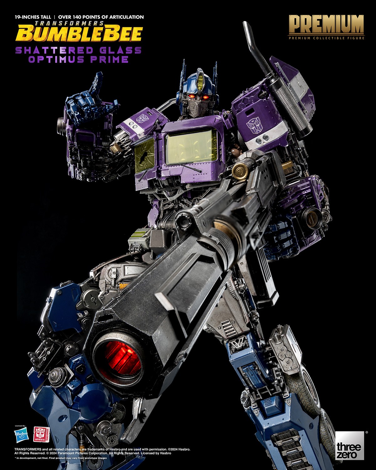 Transformers Shattered Glass Optimus Prime Collectible Figure  (Prototype Shown) View 5