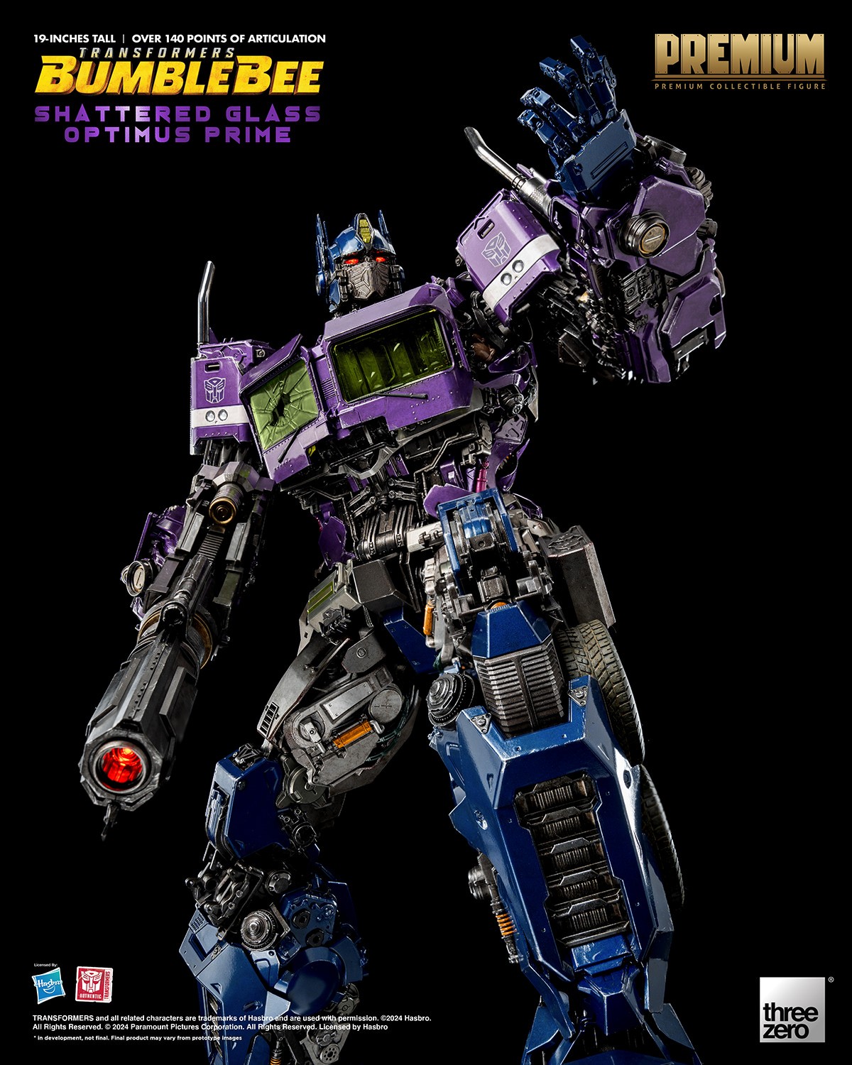 Transformers Shattered Glass Optimus Prime Collectible Figure  (Prototype Shown) View 8