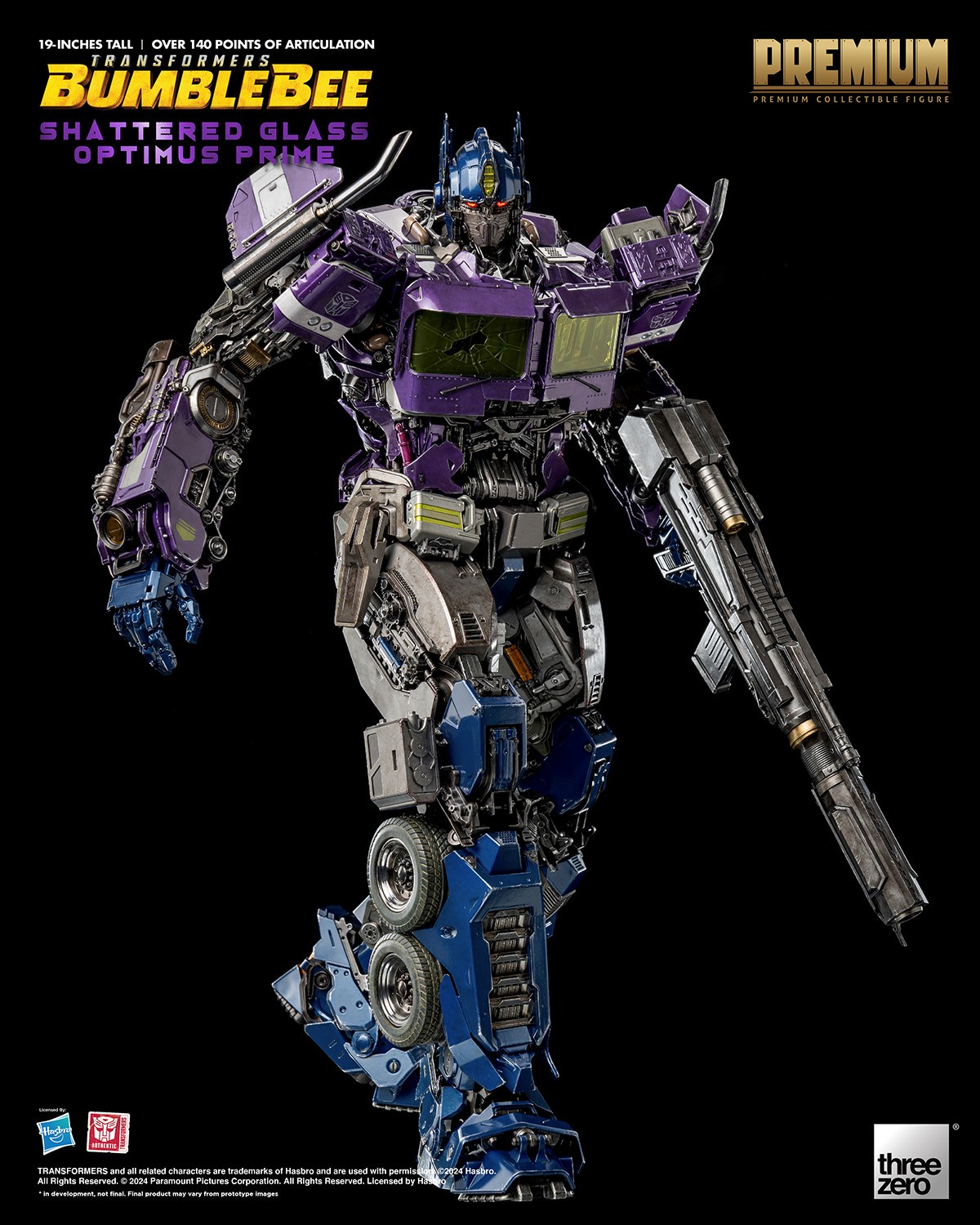 Transformers Shattered Glass Optimus Prime Collectible Figure  (Prototype Shown) View 9