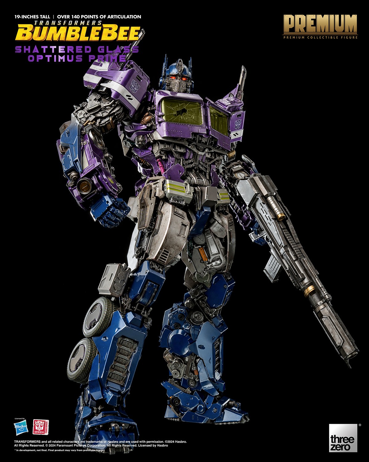 Transformers Shattered Glass Optimus Prime Collectible Figure  (Prototype Shown) View 11