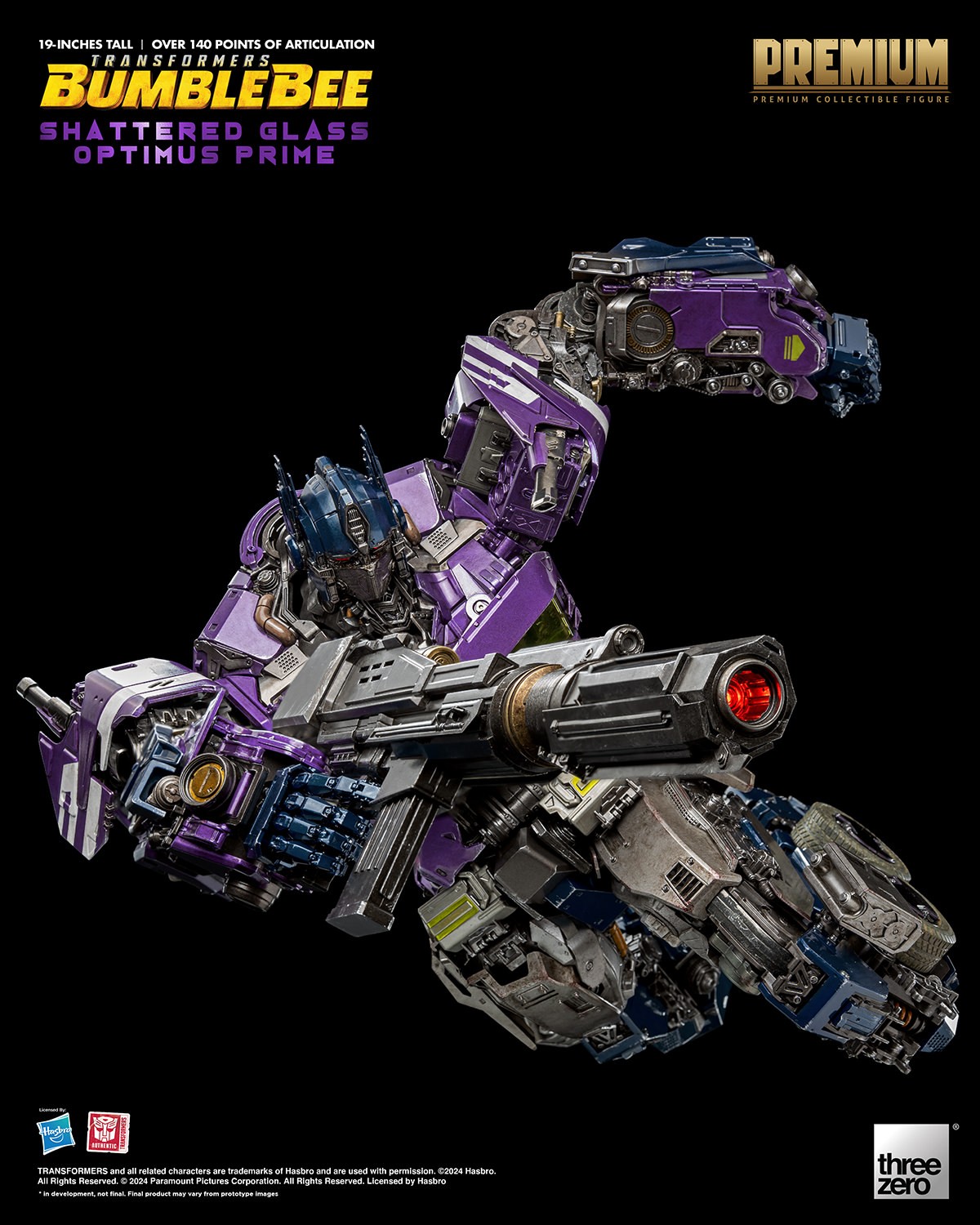Transformers Shattered Glass Optimus Prime Collectible Figure  (Prototype Shown) View 12