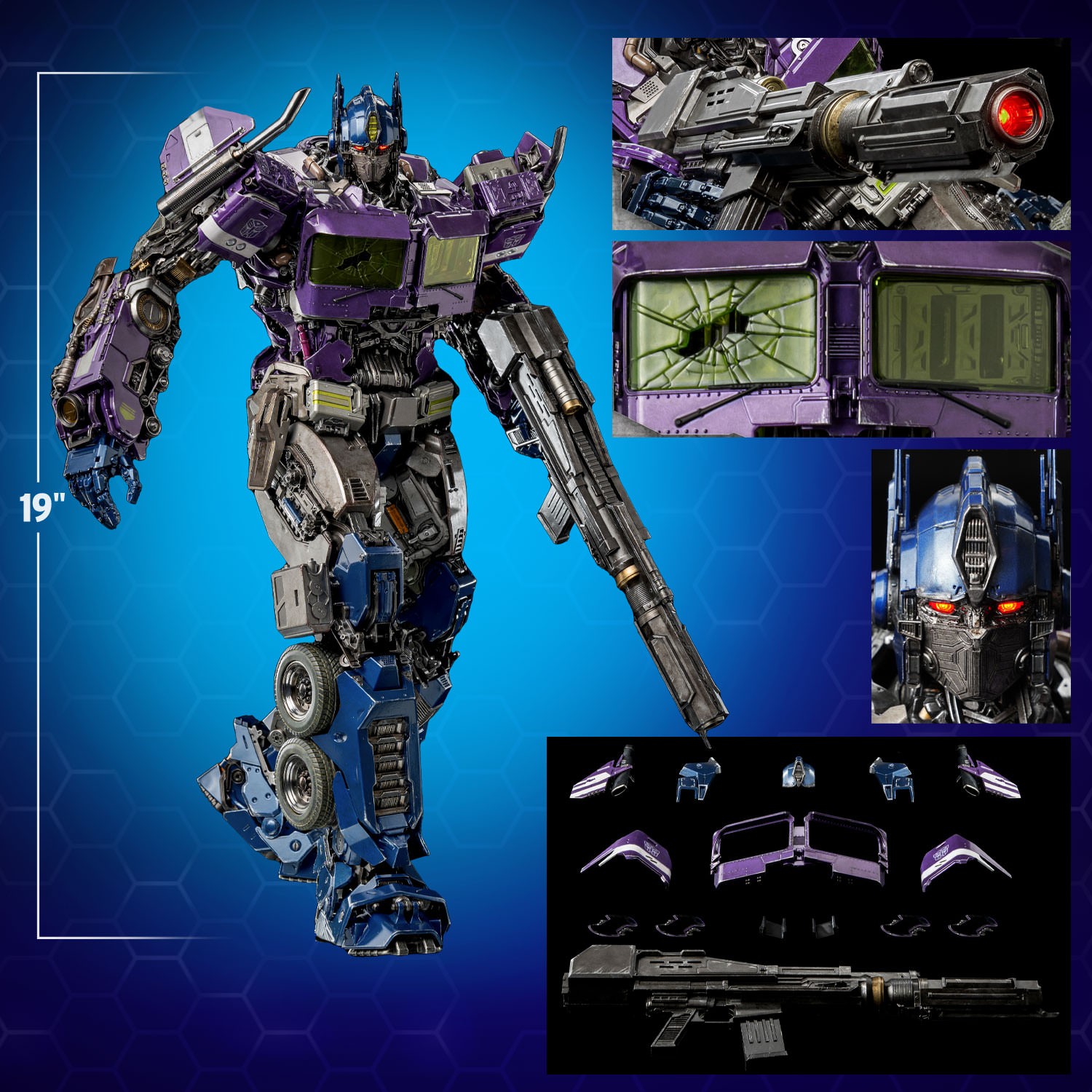 Shattered Glass Optimus Prime Collectible Figure by