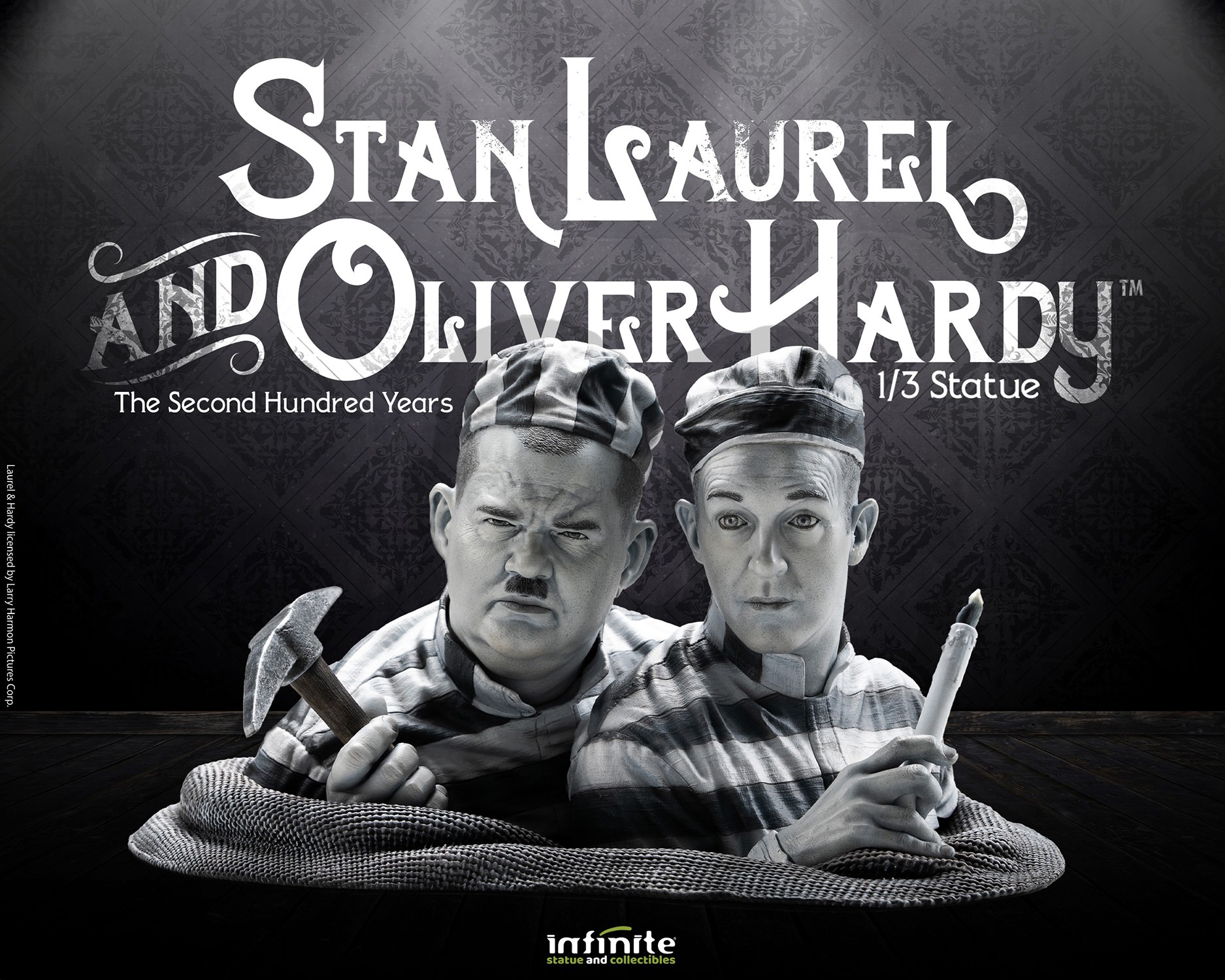 Stan Laurel & Oliver Hardy Statue by Infinite Statue