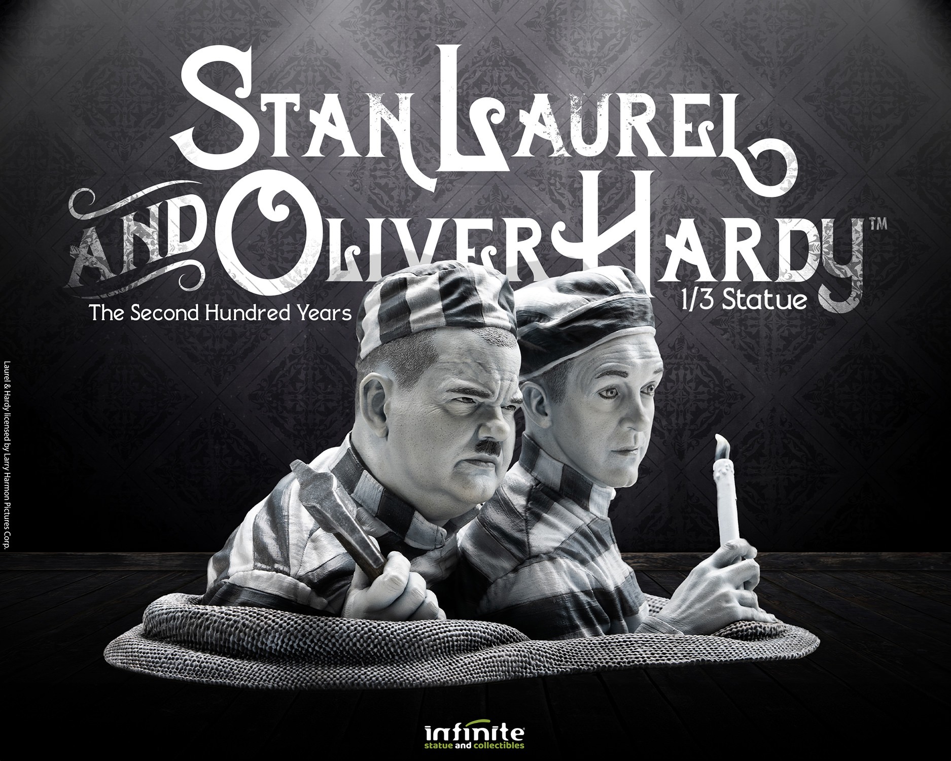 Stan Laurel & Oliver Hardy Stan Laurel & Oliver Hardy Statues  (Prototype Shown) View 6