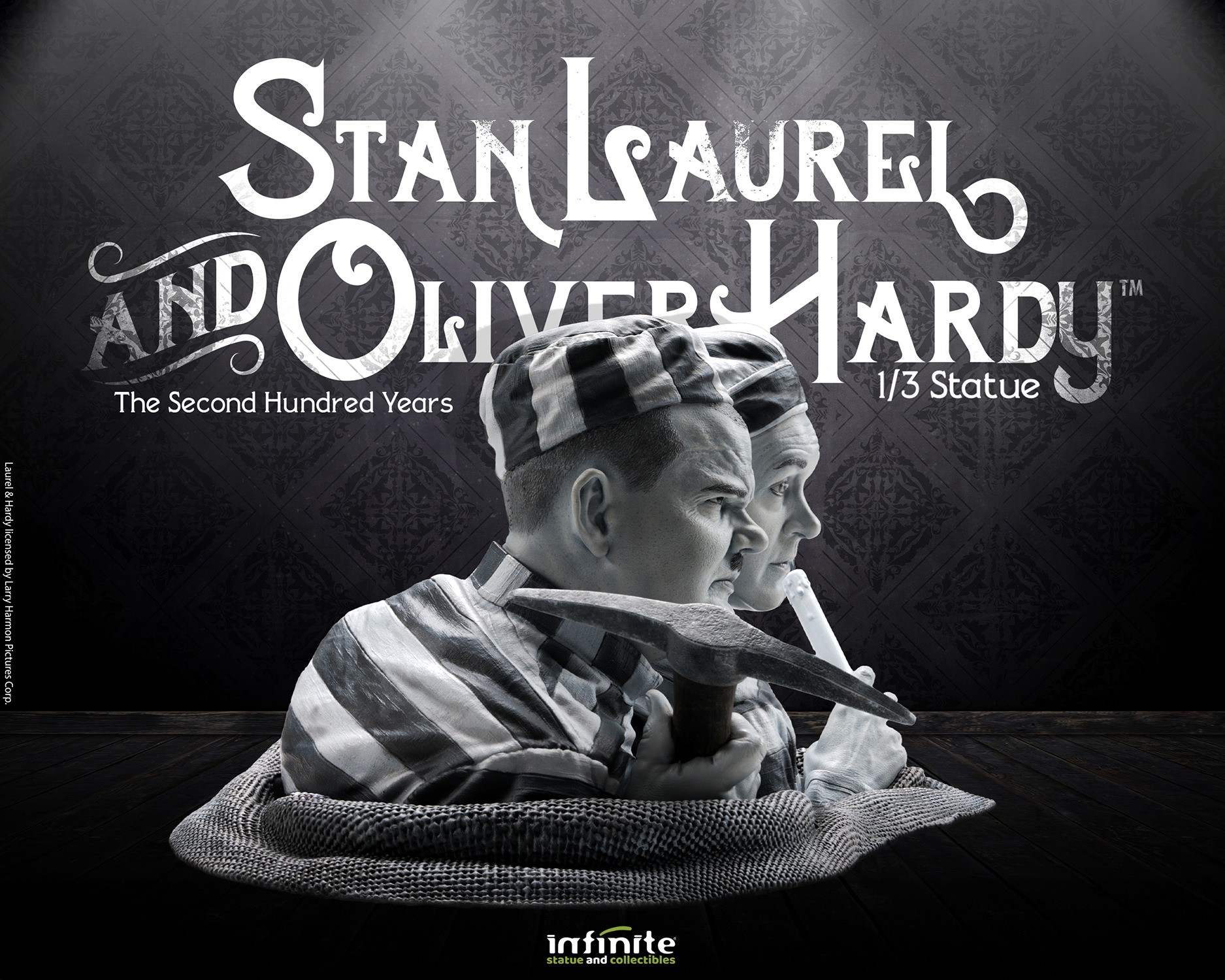 Stan Laurel & Oliver Hardy Stan Laurel & Oliver Hardy Statues  (Prototype Shown) View 7