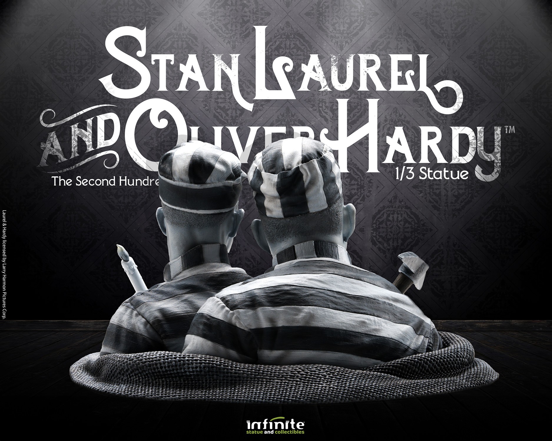 Stan Laurel & Oliver Hardy Stan Laurel & Oliver Hardy Statues  (Prototype Shown) View 9