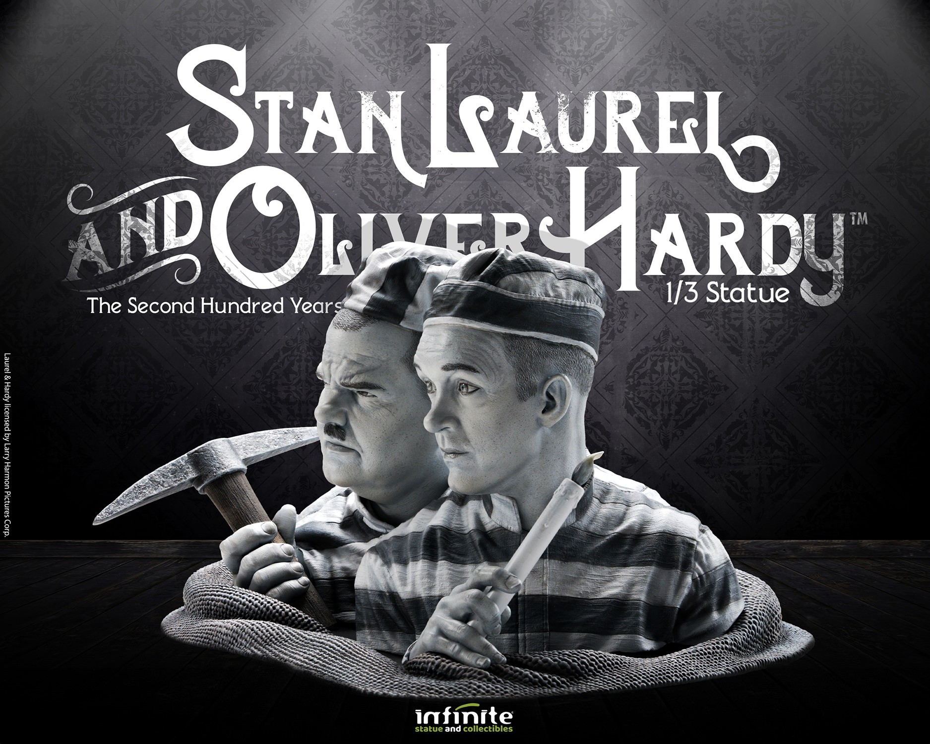 Stan Laurel & Oliver Hardy Stan Laurel & Oliver Hardy Statues  (Prototype Shown) View 11
