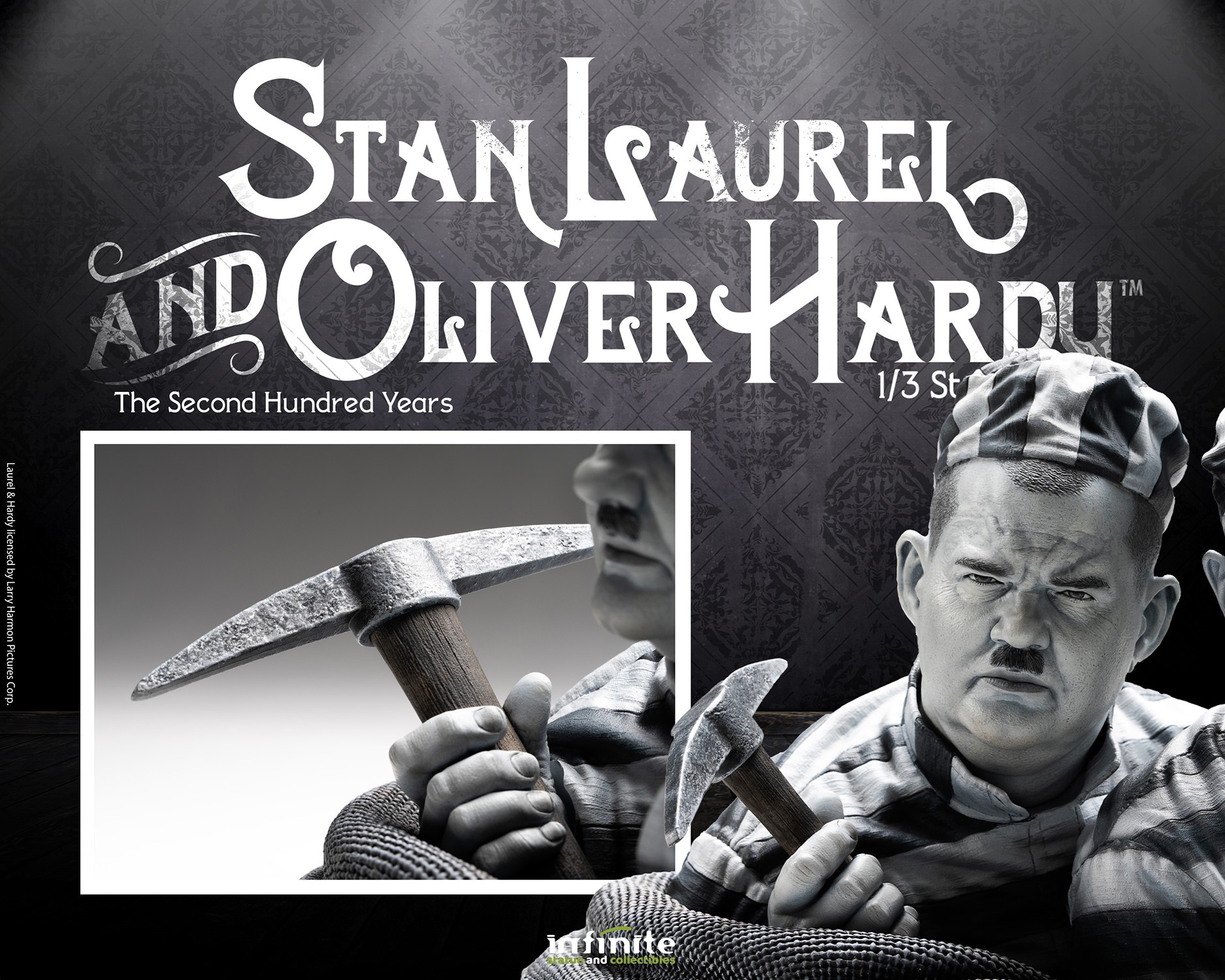 Stan Laurel & Oliver Hardy Stan Laurel & Oliver Hardy Statues  (Prototype Shown) View 15