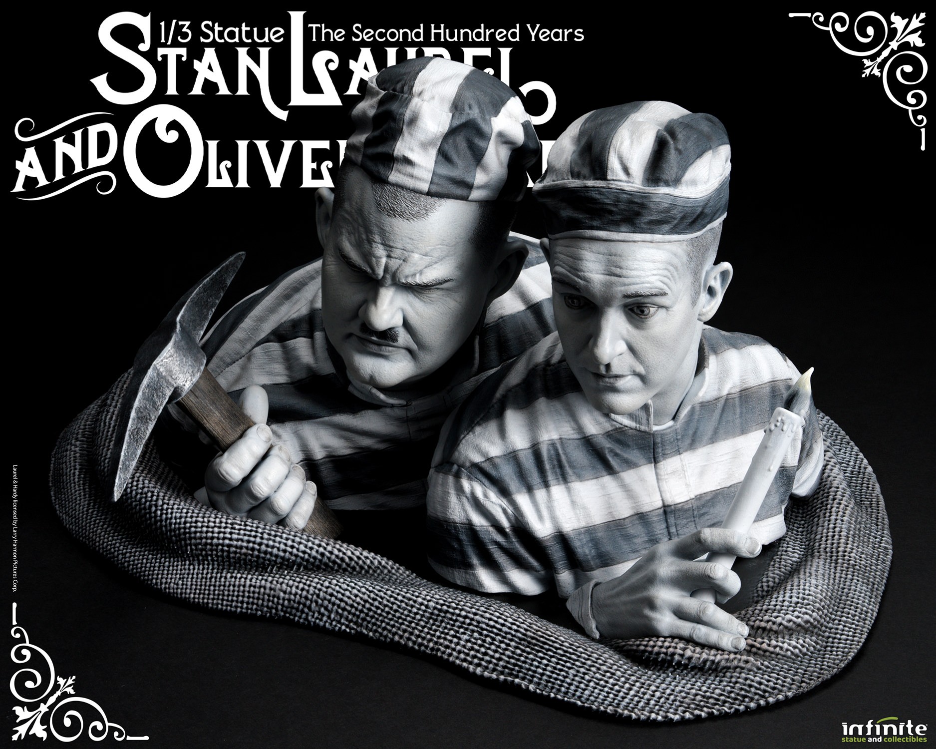 Stan Laurel & Oliver Hardy Stan Laurel & Oliver Hardy Statues  (Prototype Shown) View 18