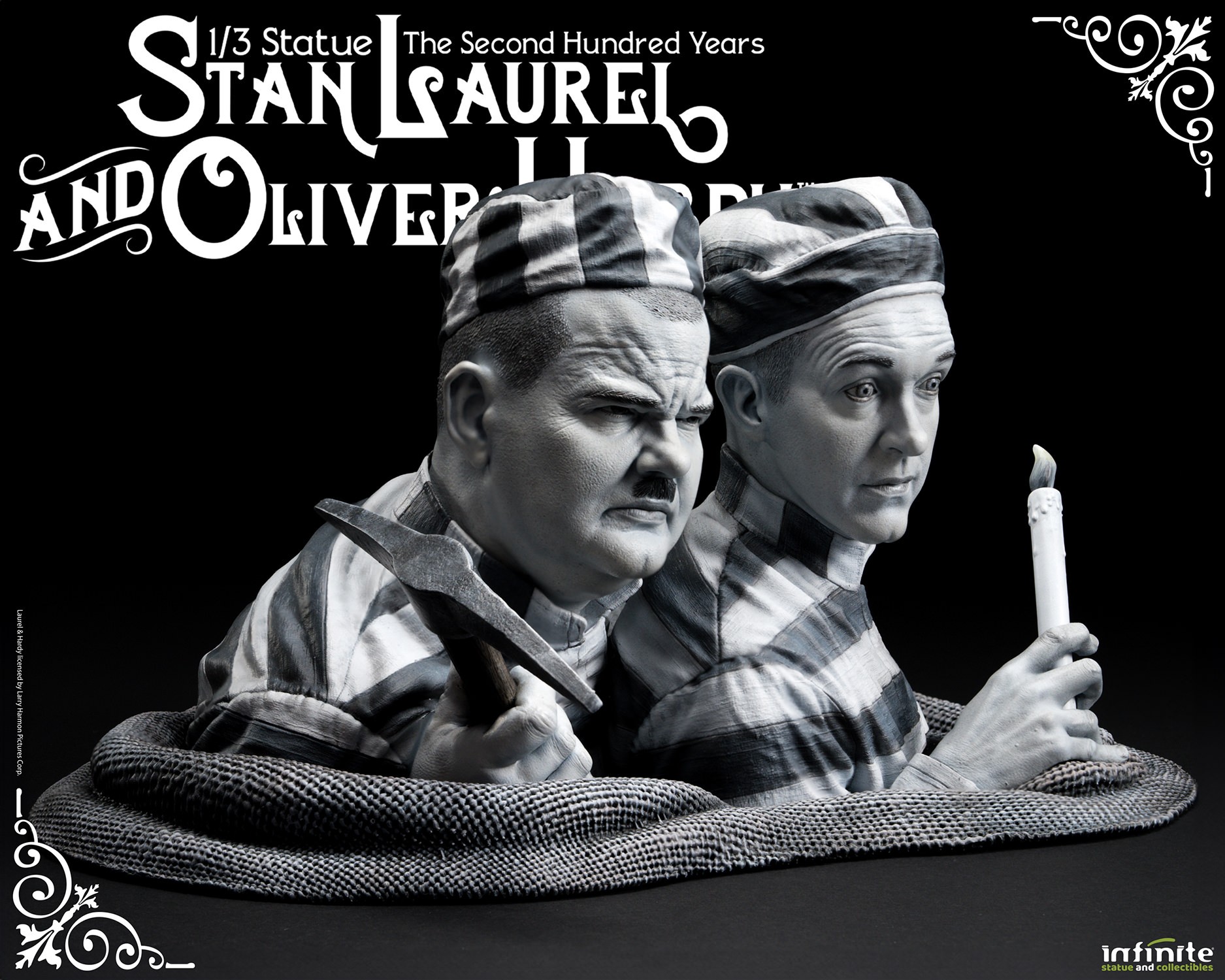Stan Laurel & Oliver Hardy Statue by Infinite Statue | Sideshow