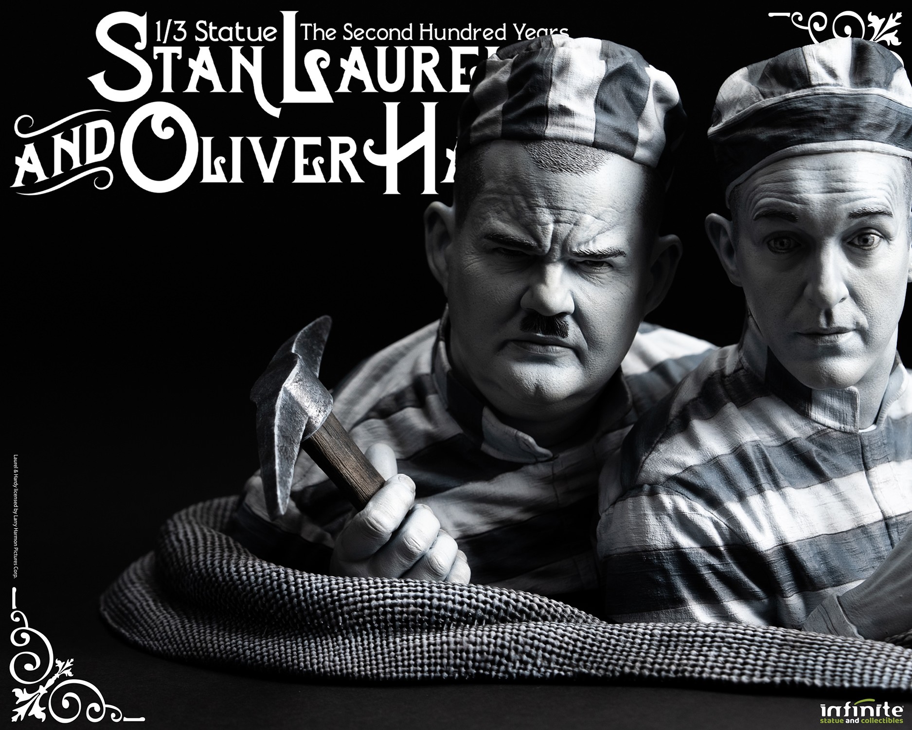 Stan Laurel & Oliver Hardy Stan Laurel & Oliver Hardy Statues  (Prototype Shown) View 22