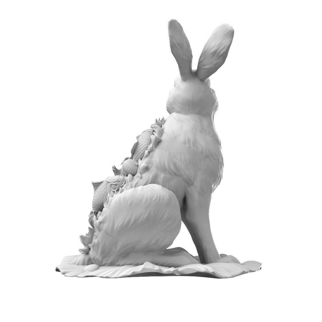 Mighty Jaxx Originals Water Rabbit Statues  (Prototype Shown) View 10