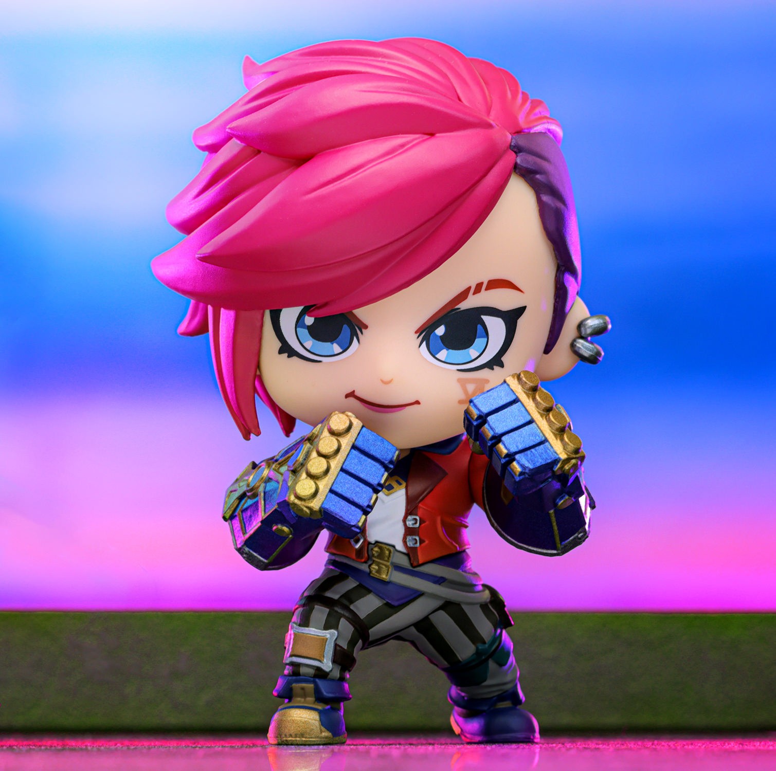 League of Legends Vi Cosbaby Collectible Figure  (Prototype Shown) View 1