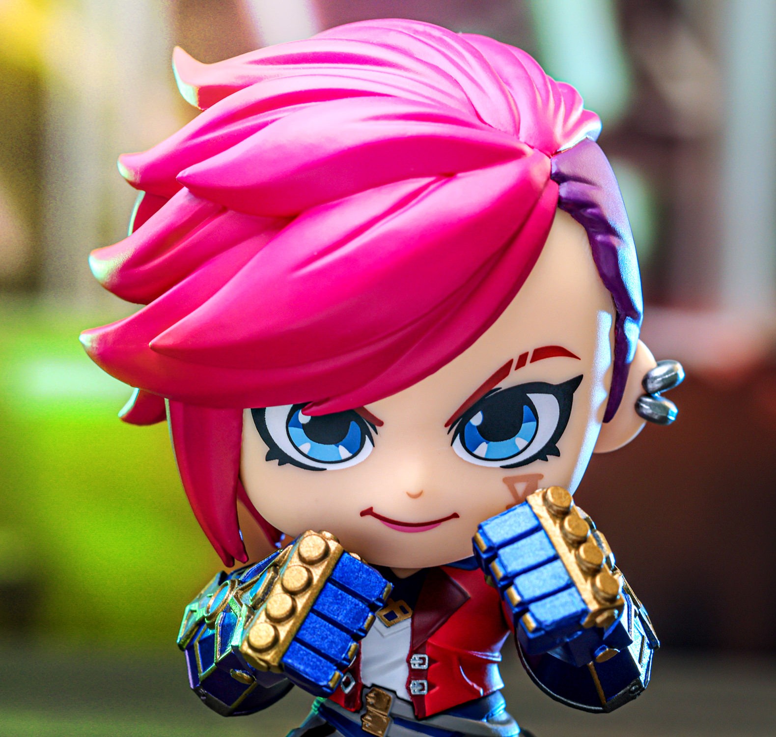 League of Legends Vi Cosbaby Collectible Figure  (Prototype Shown) View 5